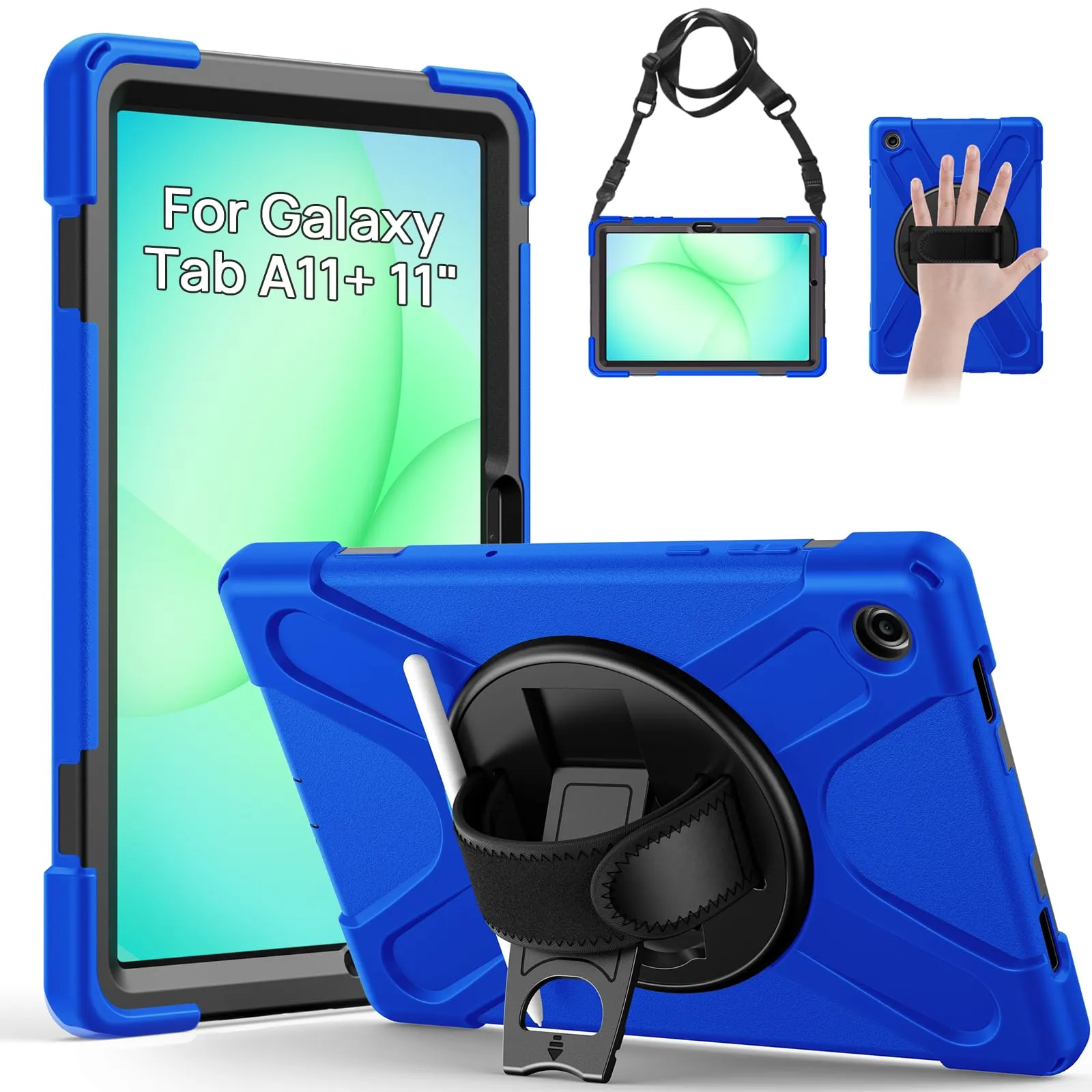 Gerutek Cover per Samsung Galaxy Tab A11+ / A11 Plus 11 Pollici, Blu - immagine 1