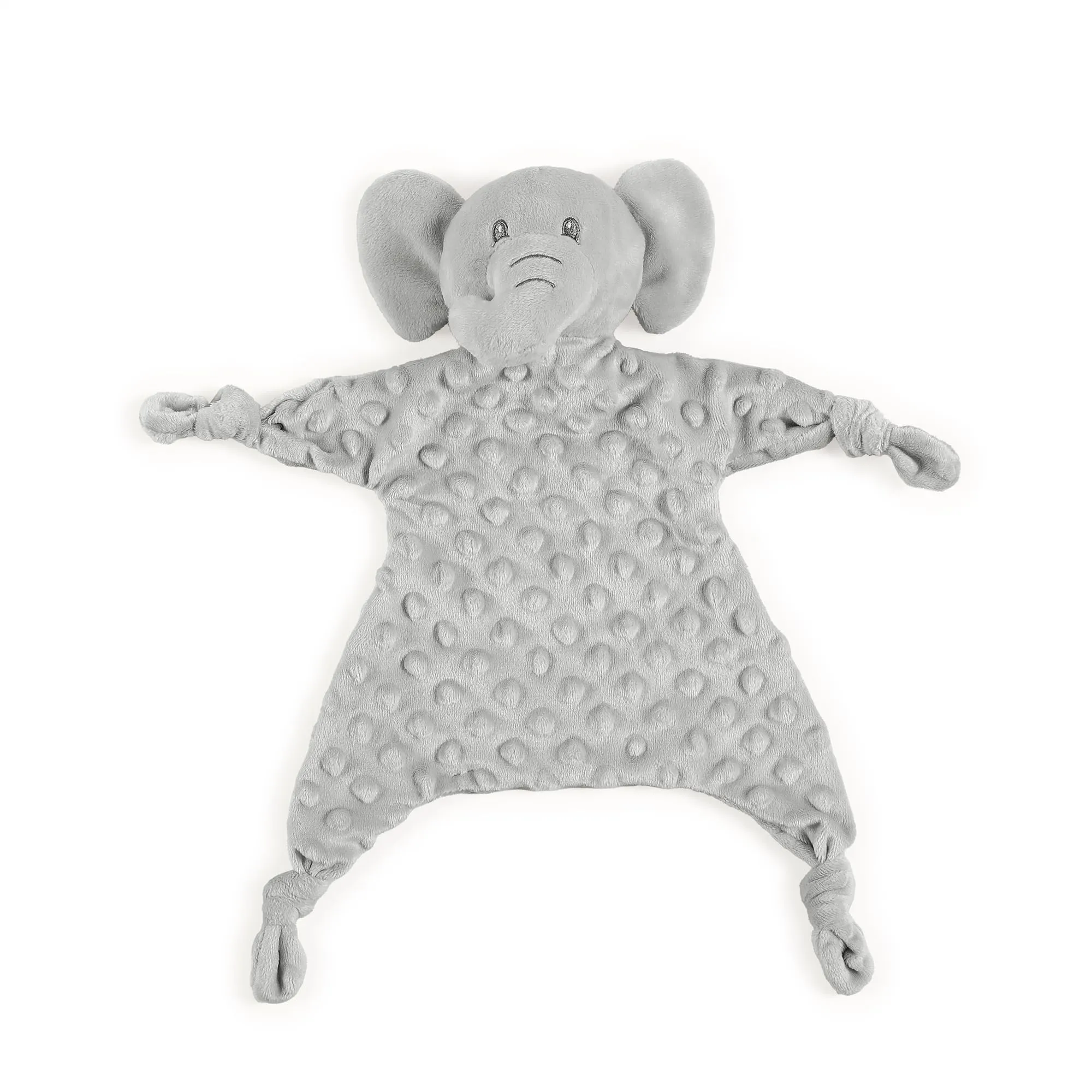 Crevent - Copertina di sicurezza in morbido peluche, per neonati e bambini, per compleanni e baby shower, con animaletto (elefante) - immagine 4
