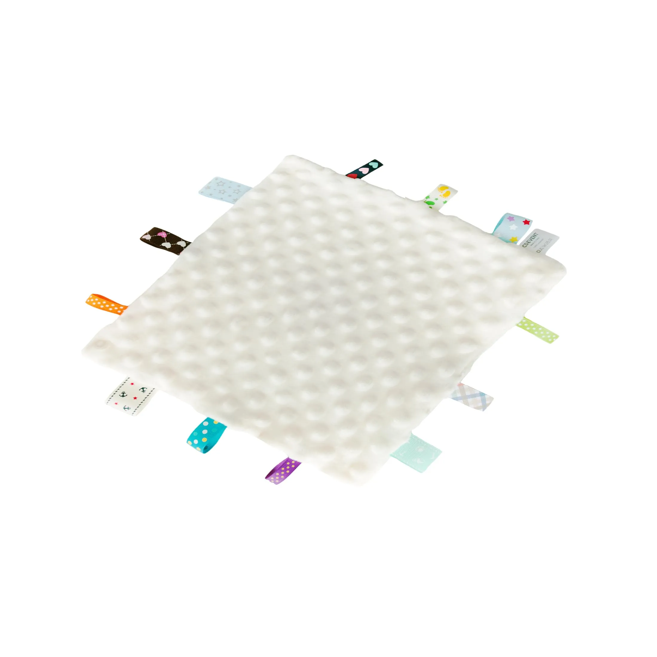 CREVENT Etichette - Coperta di Sicurezza per Bambini, Morbida Piccola Coperta Sensoriale e Confortevole, Ottimi Regali per Compleanno e Festa per Neonati – 24X24cm/10 X10 Rosa Stella + Stella Blu + - immagine 5