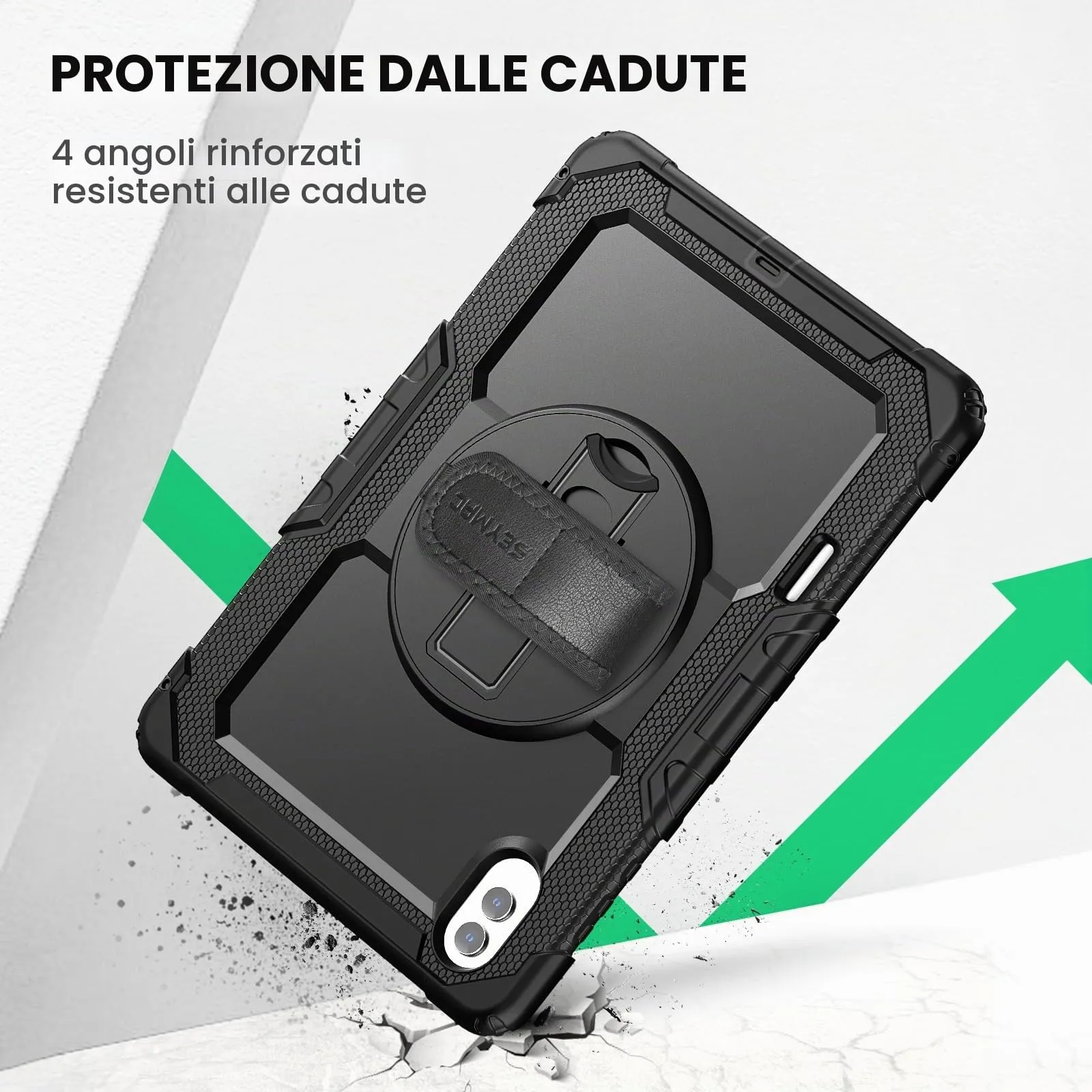 SEYMAC Cover per Samsung Galaxy Tab S12 Ultra /S11 Ultra 14,6 Pollici, Nero - immagine 7