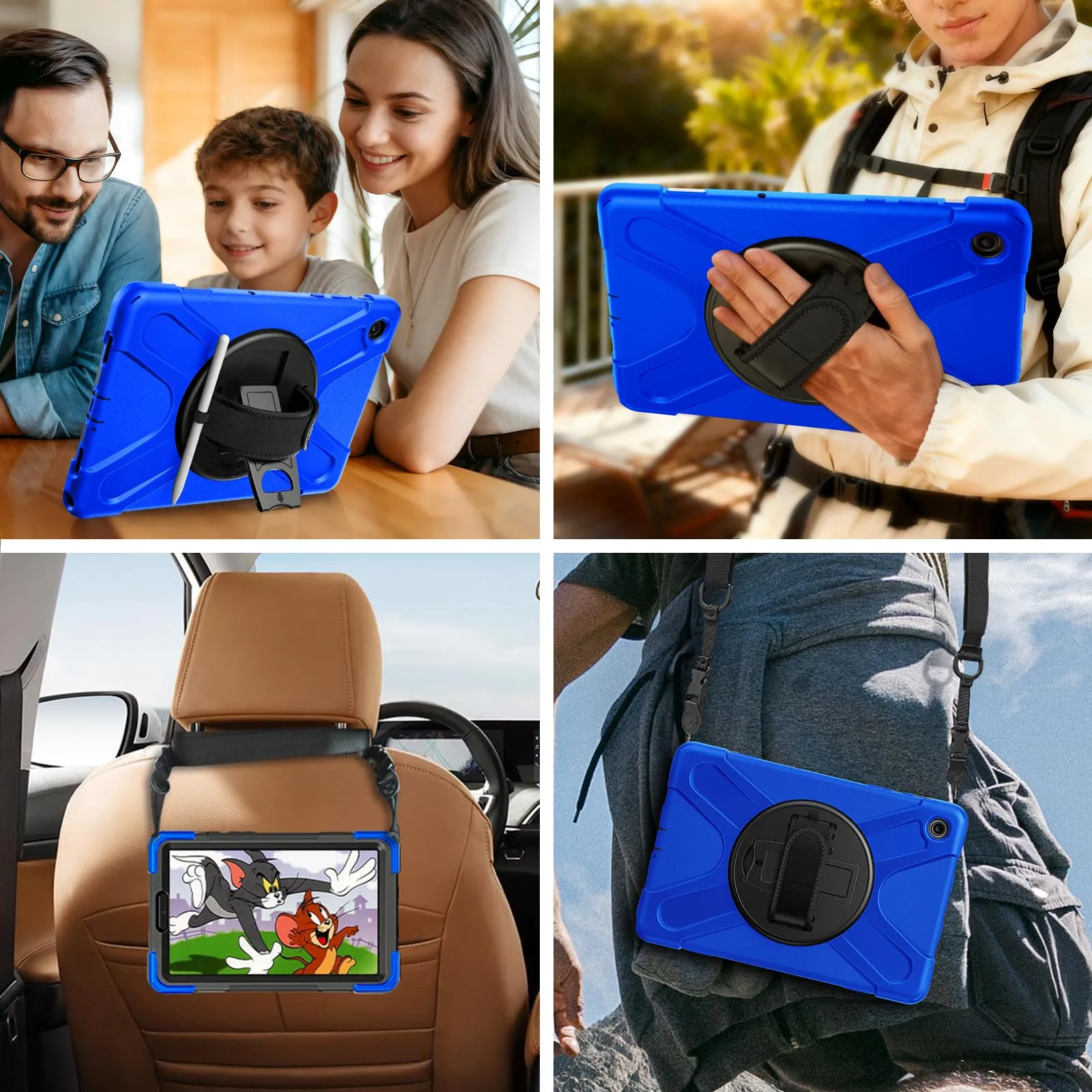 Gerutek Cover per Samsung Galaxy Tab A11 8,7 Pollici 2025, Blu - immagine 5