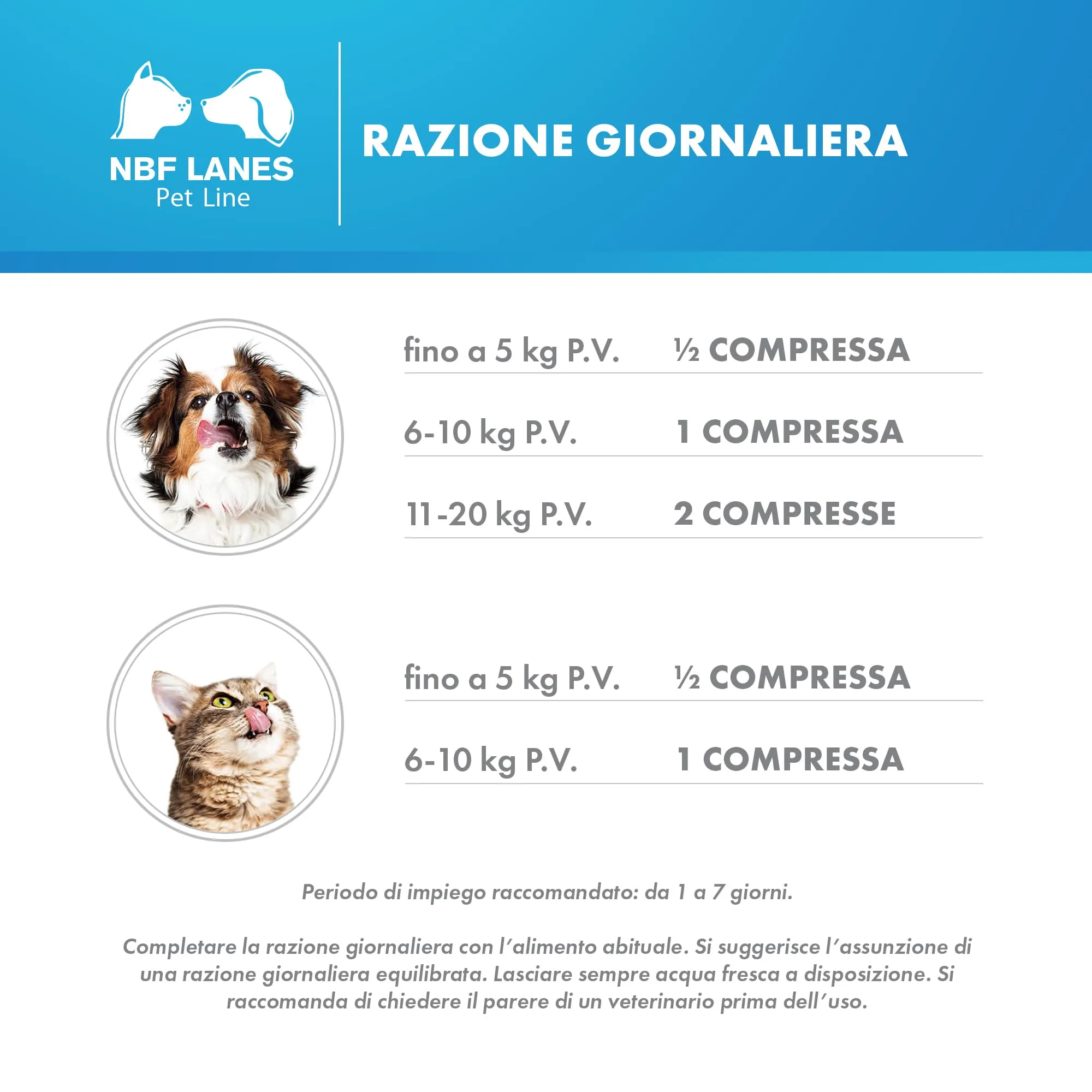 NBF Lanes | Carobin Pet Forte Mini Cane Gatto, 15 Compresse Appetibili, Riduzione Disturbi Acuti dell'Assorbimento Intestinale, Diarree Acute, Convalescenza - immagine 4