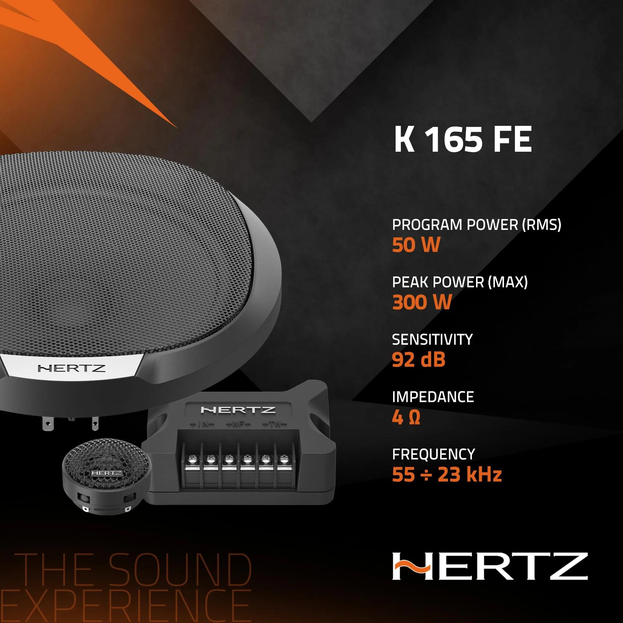 Hertz K 165 Fan Edition kit 2 vie 165 mm 300W picco - immagine 5