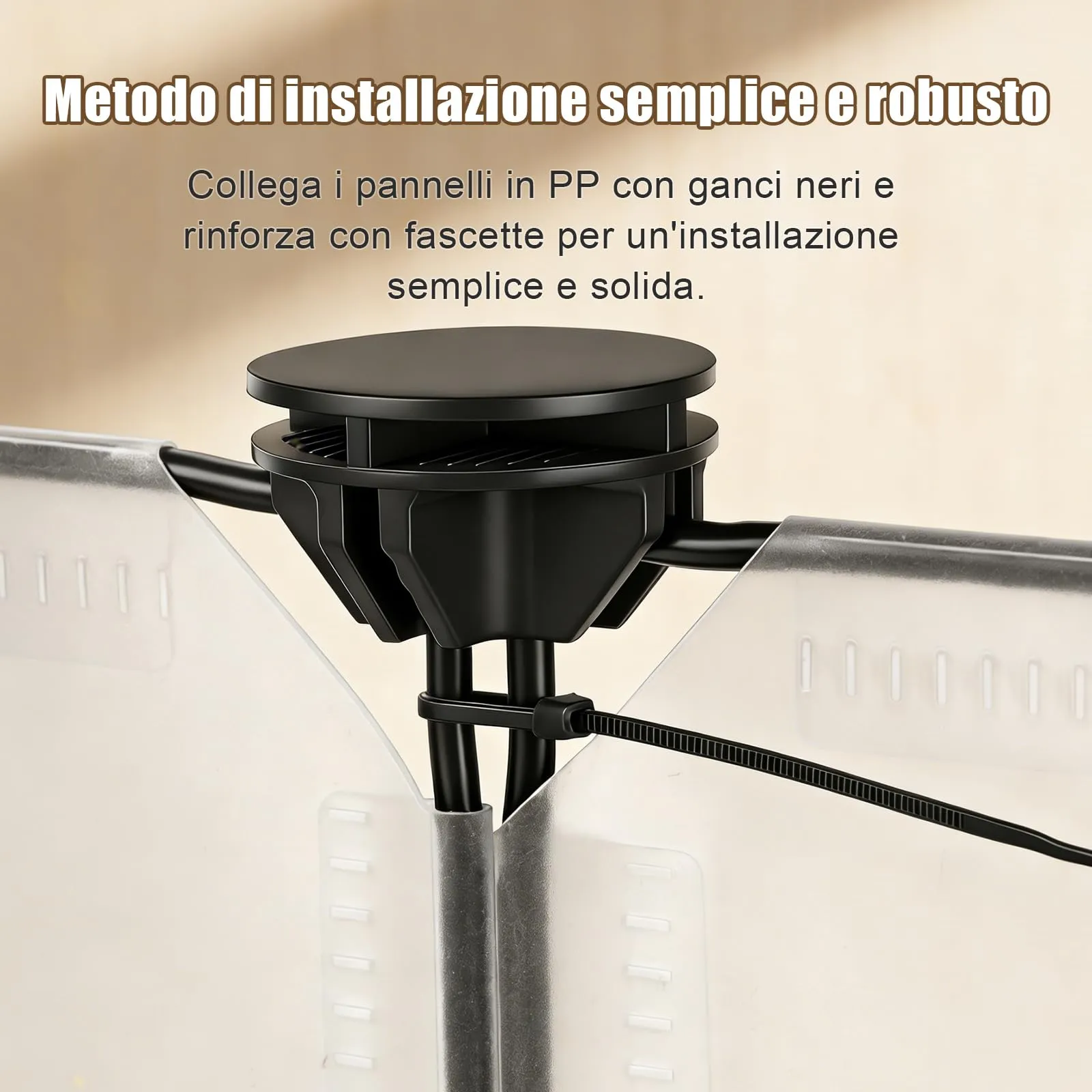 Aystkniet Gabbia per Porcellini Dindia con Fondo Impermeabile, 122 cm x 60 cm x 40 cm, Recinto per Piccoli Animali, Barriera per Animali Domestici per Interno ed Esterno (Transparent) - immagine 5