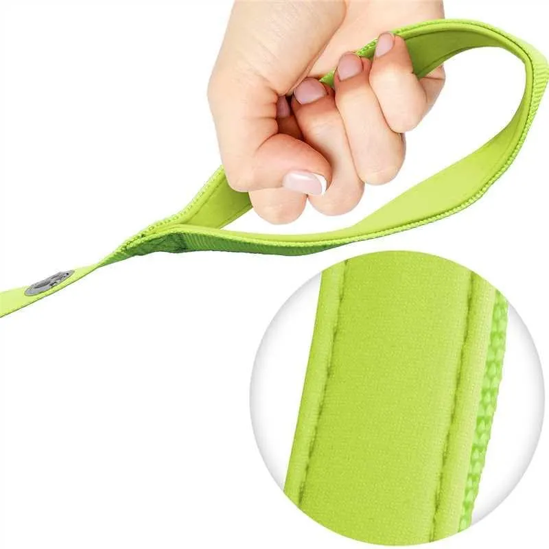 iGadgitz Home U7328 Guinzaglio per Cani Imbottito, Guinzaglio Cane con Maniglia Imbottita - Verde - 122cm (1.22m) - immagine 3