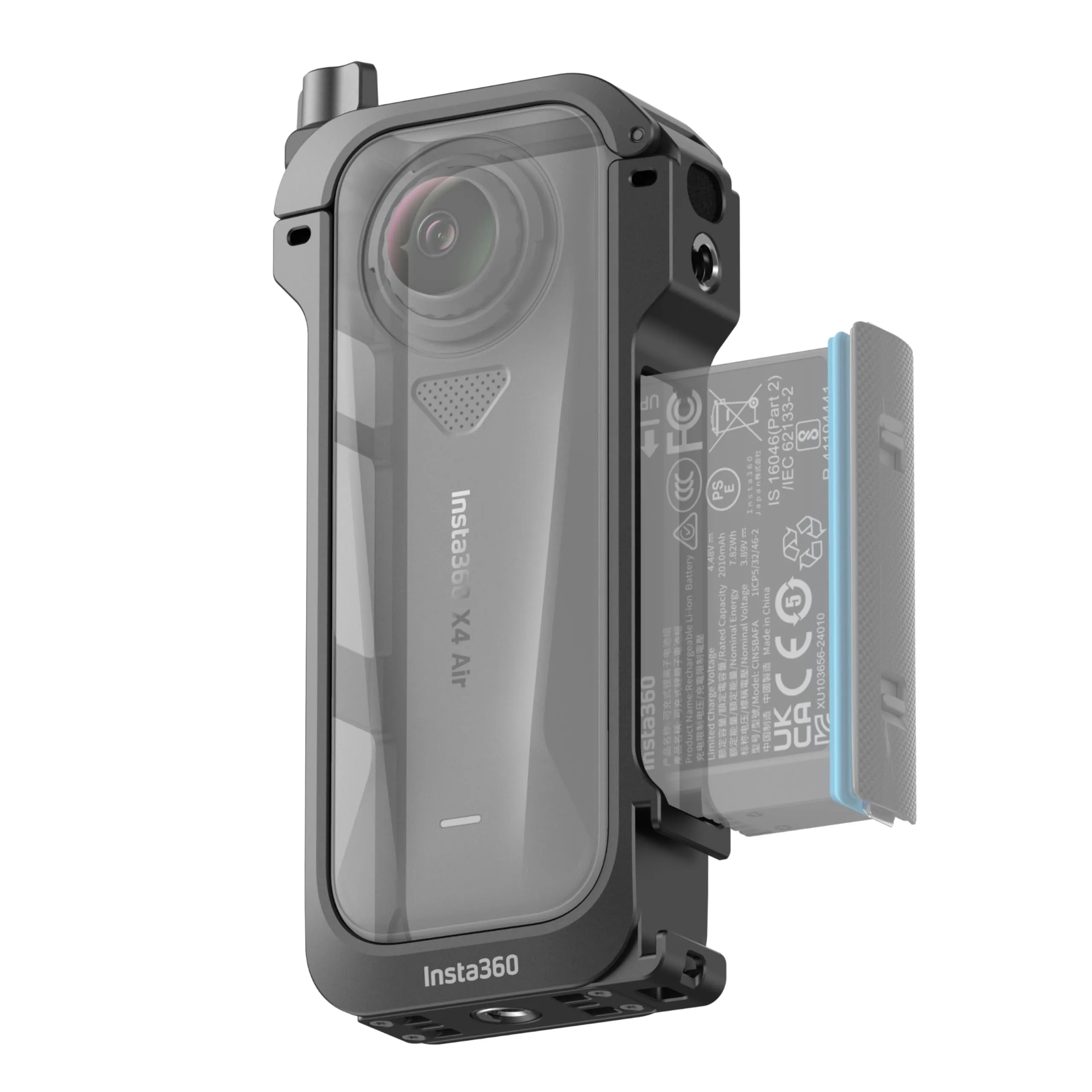Insta360 X4 Air Supporto Multifunzione – Telaio Metallo Leggero Protezione Completa Sgancio Rapido Staffa Accessori Montaggi 1/4" - immagine 2