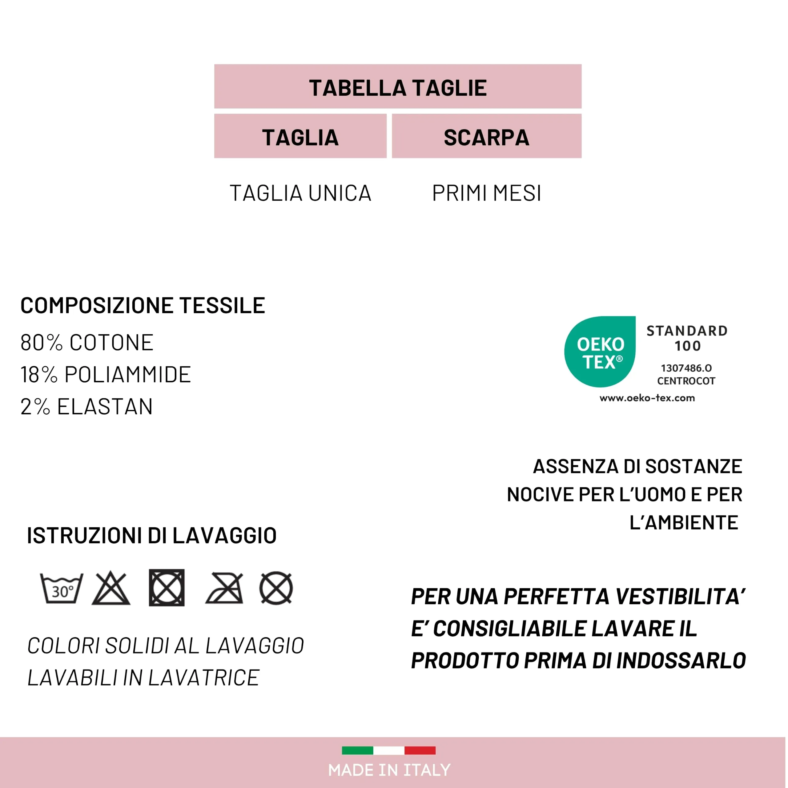 LEON D'ORO Calze Neonato Calzino Regalo Scarpine Babbucce bambini Primi Mesi Taglia Unica Made in Italy (IT, Età, Taglia unica, ASS2 neonata 3 PAIA) - immagine 6