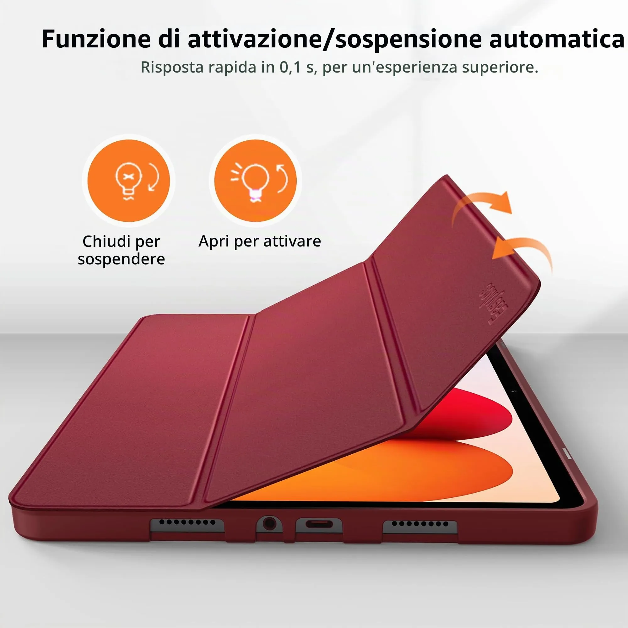 EasyAcc Cover Compatibile con Xiaomi Redmi Pad 2 Pro 12.1 Pollici 2025 - immagine 3