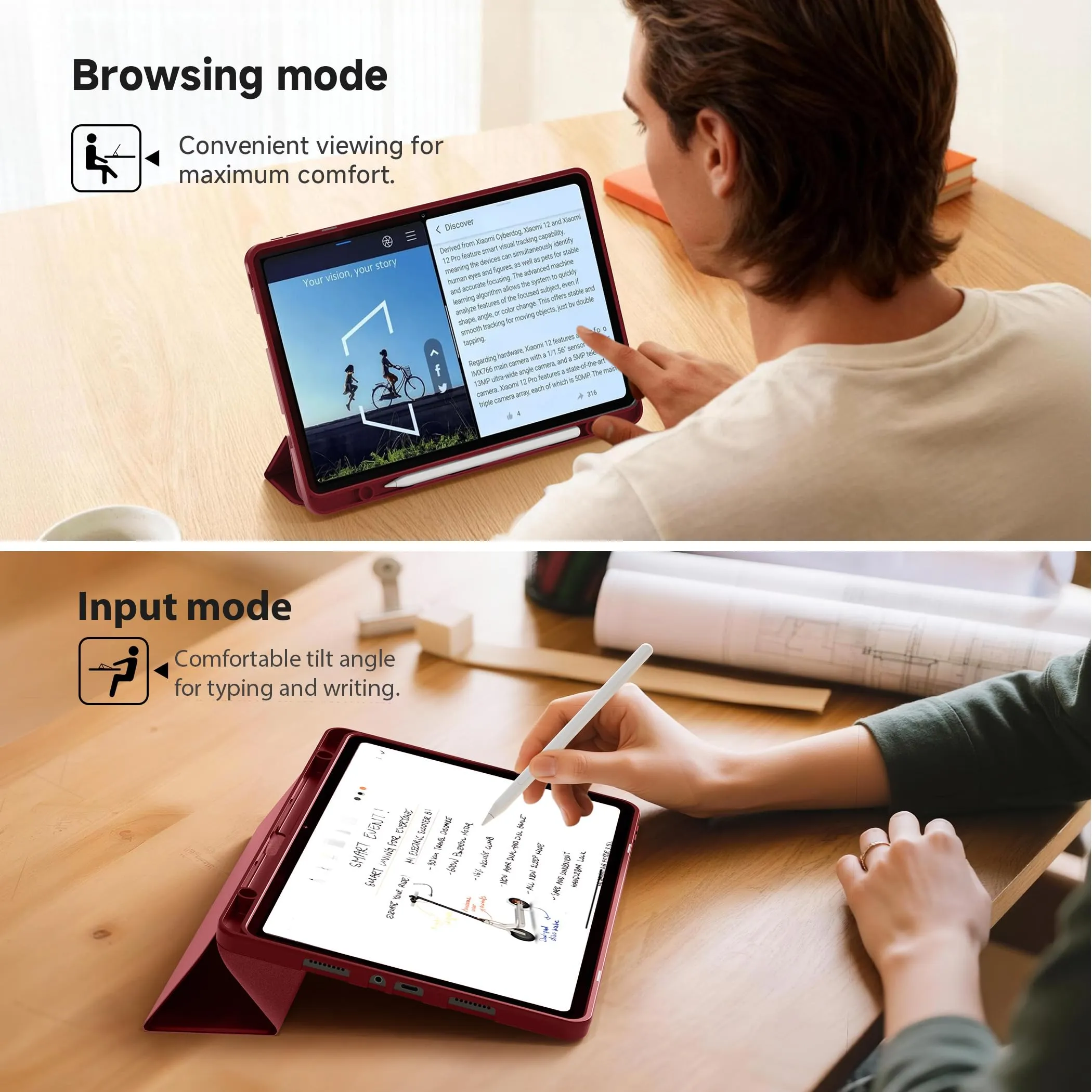 EasyAcc Cover Compatibile con Xiaomi Redmi Pad 2 Pro 12.1 Pollici 2025 - immagine 4