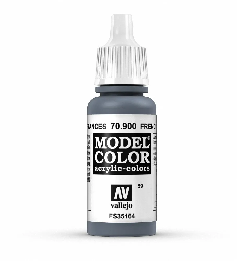 Vallejo 70.900 - Colore Acrilico Opaco , Blu (French Mirage Blue), 17 ml, 1 Pezzo - immagine 1