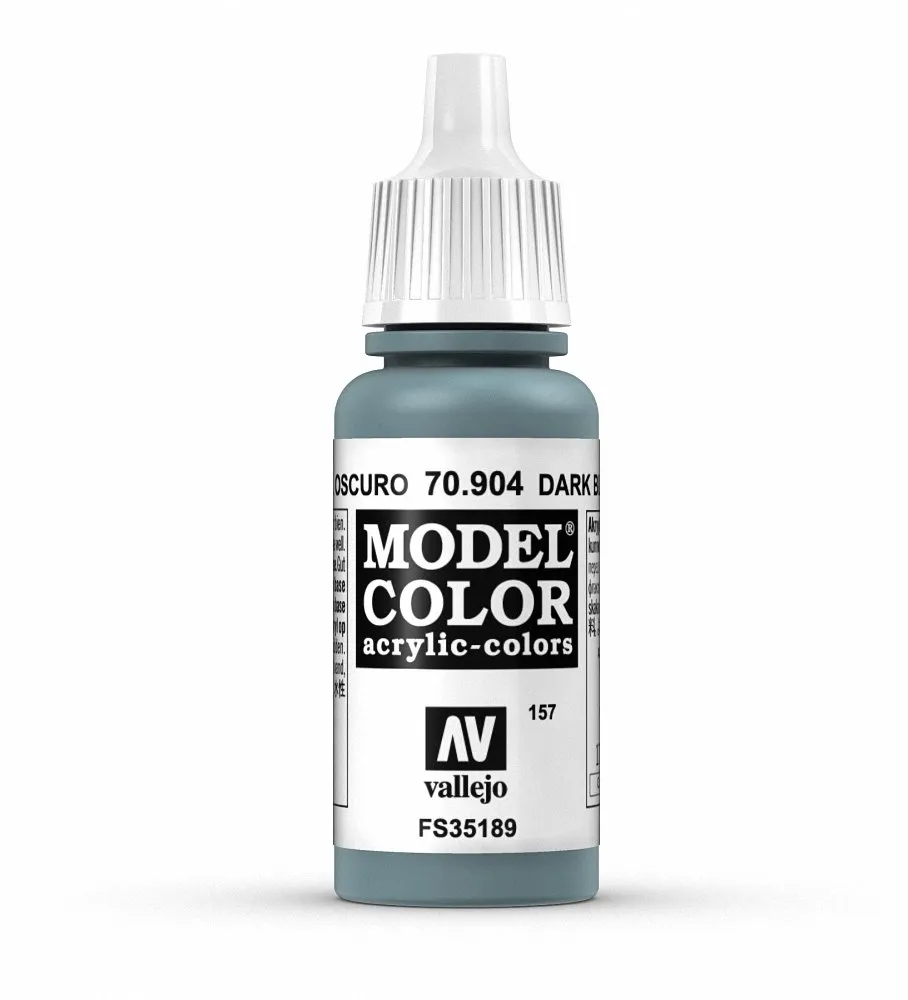 Vallejo Model Color - Colore Acrilico, 17 ml, Blu (Blue Grey) - immagine 1