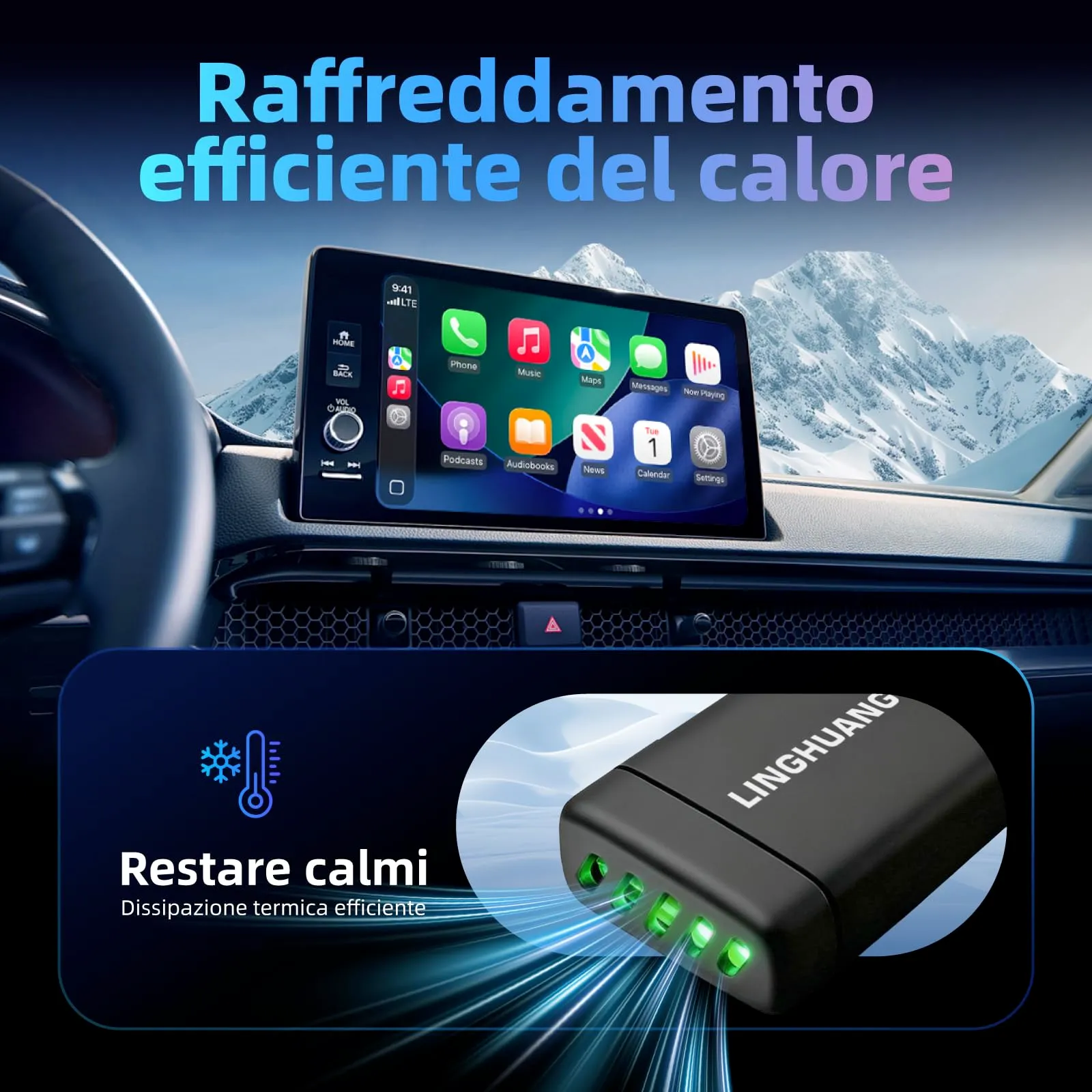 Adattatore Carplay Wireless & Mini Adattatore Android Auto Wireless - immagine 8