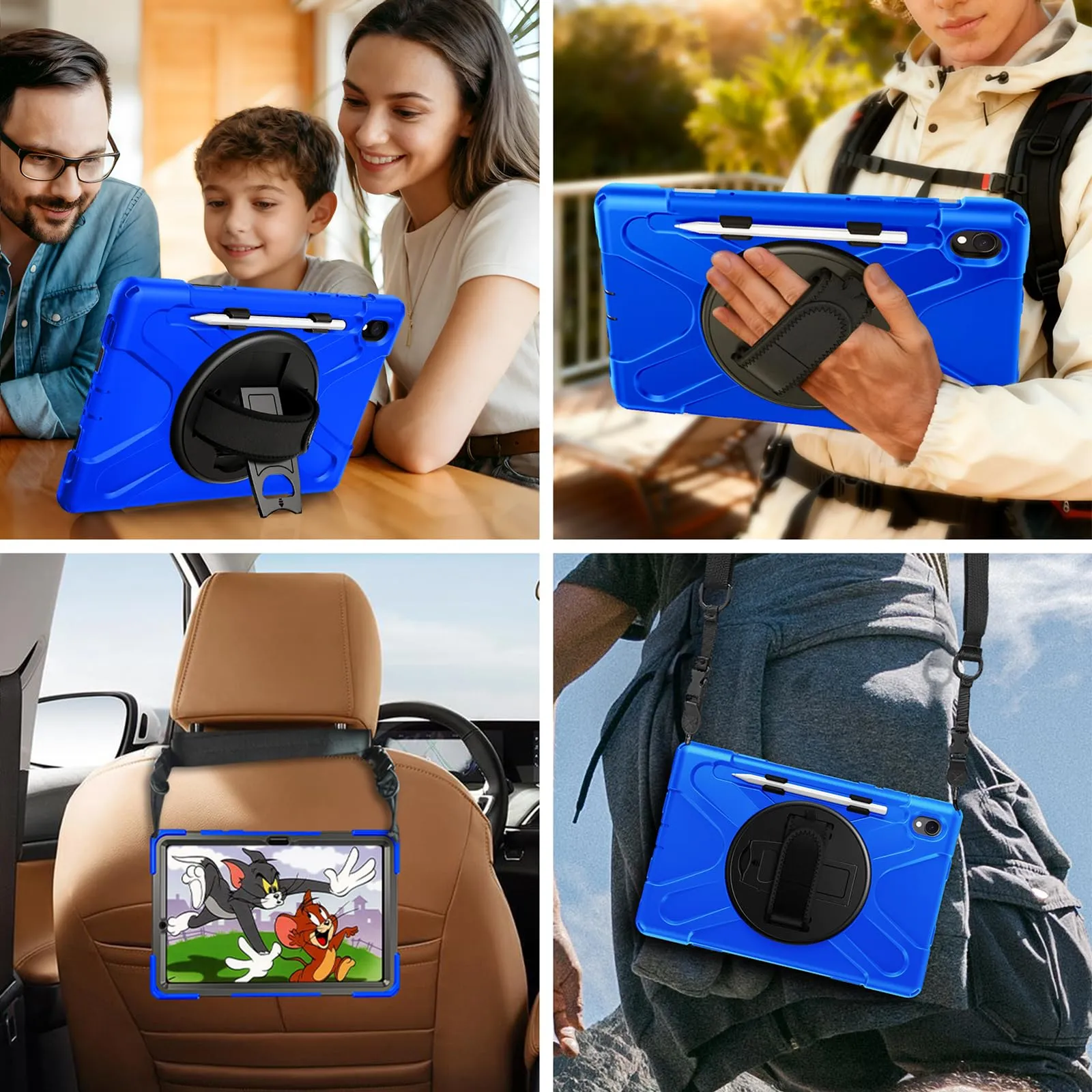 Gerutek Cover per Samsung Galaxy Tab S11 11 Pollici 2025, Blu - immagine 7