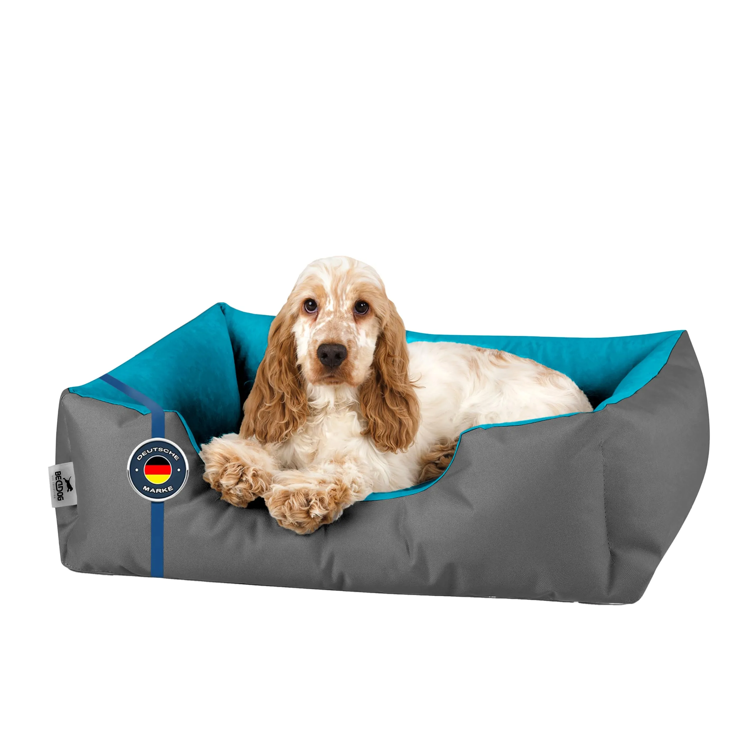 BedDog Cuccia per cani S - Cuscino - Divano - Copertina Rimovibile e Lavabile, Cani Piccola - immagine 1