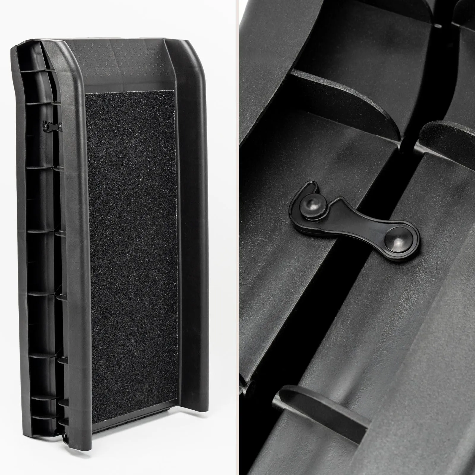 lionto Rampa Cane Auto, Pieghevole, fino a 90 kg, 156 x 40 cm, Nero - immagine 4