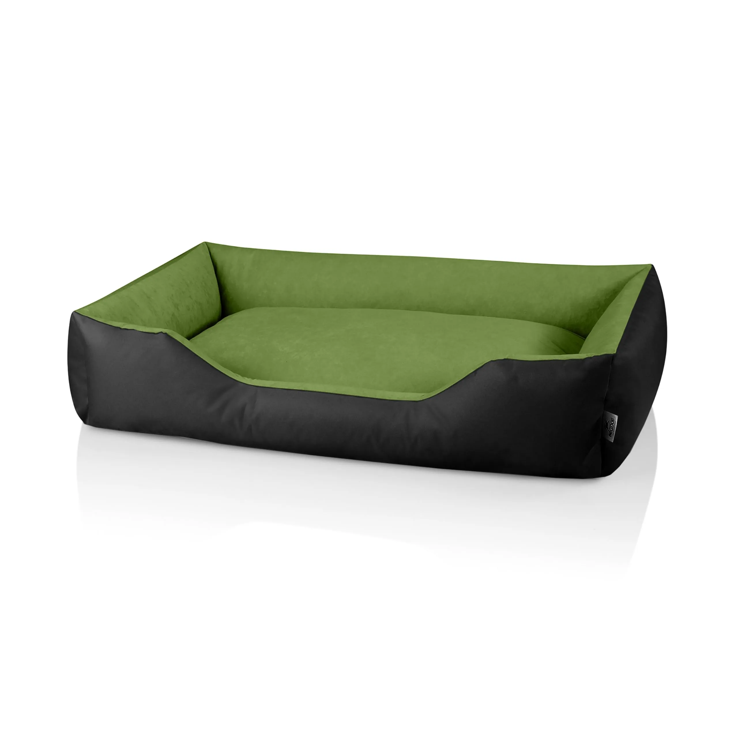 BedDog® Lupi Letto per Cane/Gatto Cuccia S Fino a XXXL, 24 Colori a Scelta, Cuscino per Cane, Divano per Cane, Cestino per Cane, Nero/Verde XXXL - immagine 2