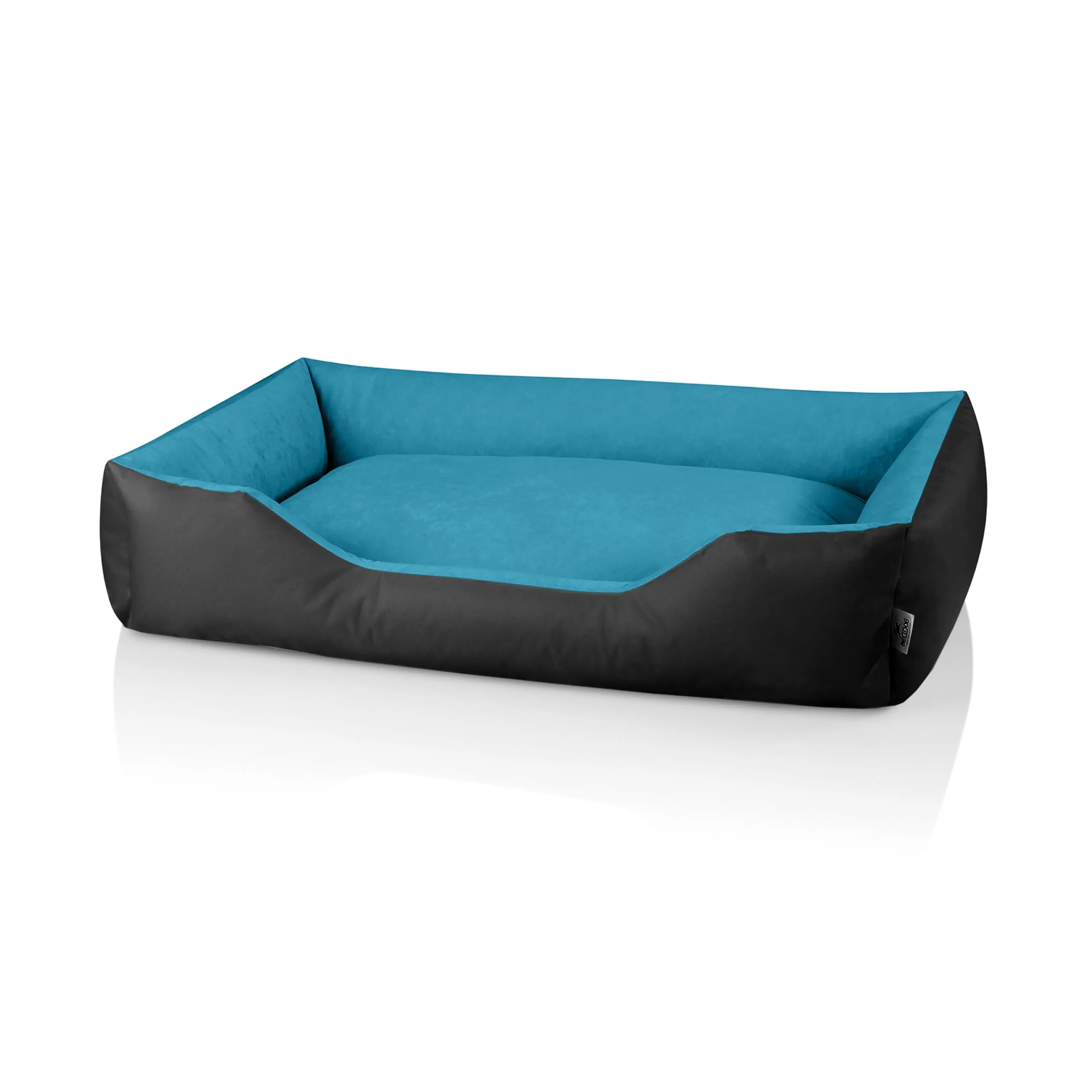BedDog® Lupi Letto per Cane/Gatto Cuccia S Fino a XXXL, 24 Colori a Scelta, Cuscino per Cane, Divano per Cane, Cestino per Cane, Nero/Blu XXL - immagine 2