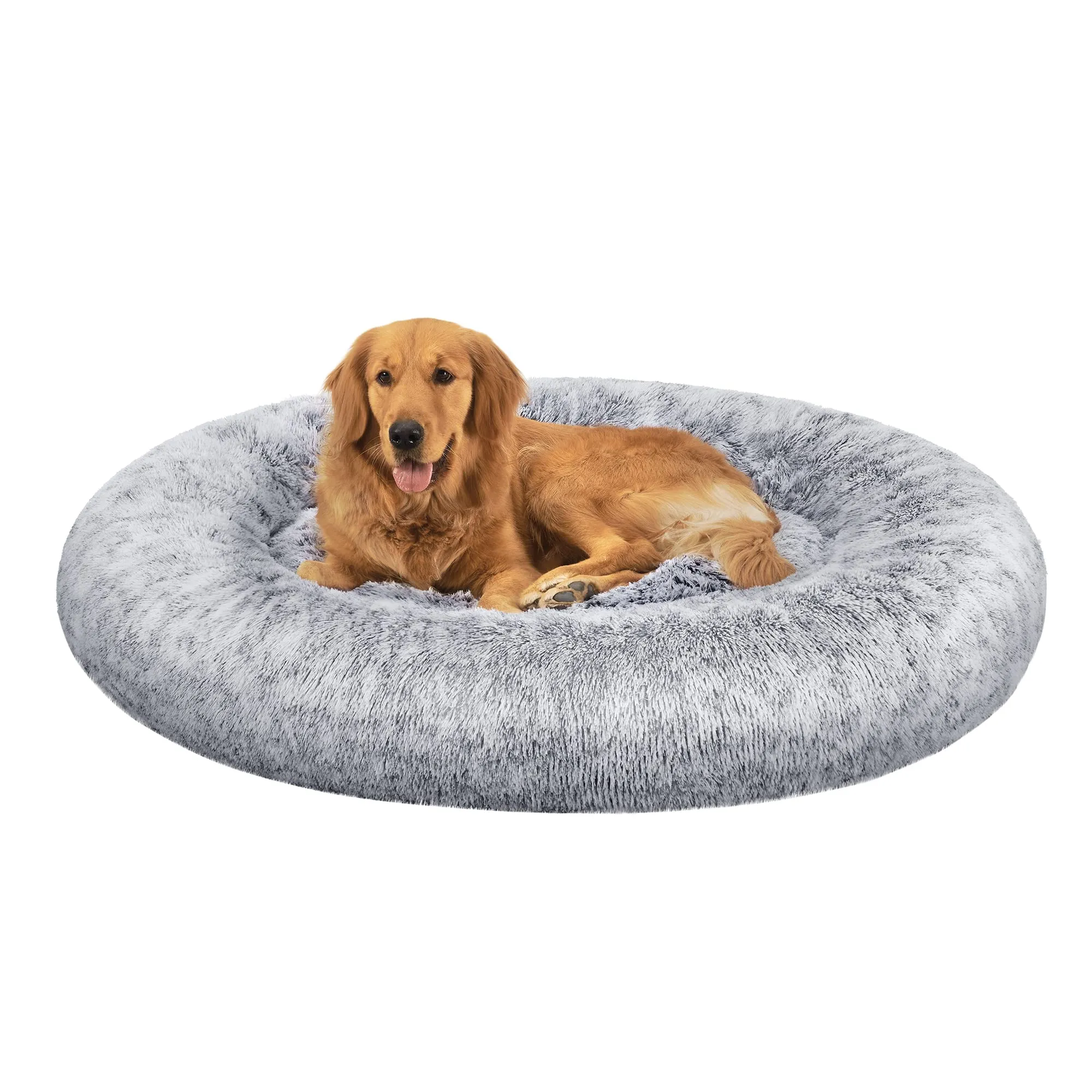Feandrea Cuccia Cane Interno, Tappeto di Peluche, Diametro 120 cm - immagine 1