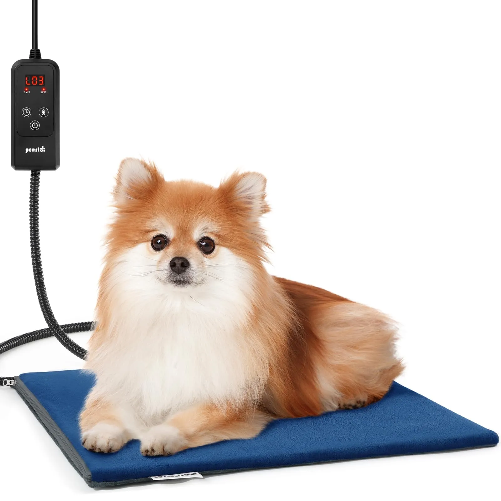 Pecute Tappetino Riscaldante per Cani e Gatti con Controller a 6 Stadi - immagine 1