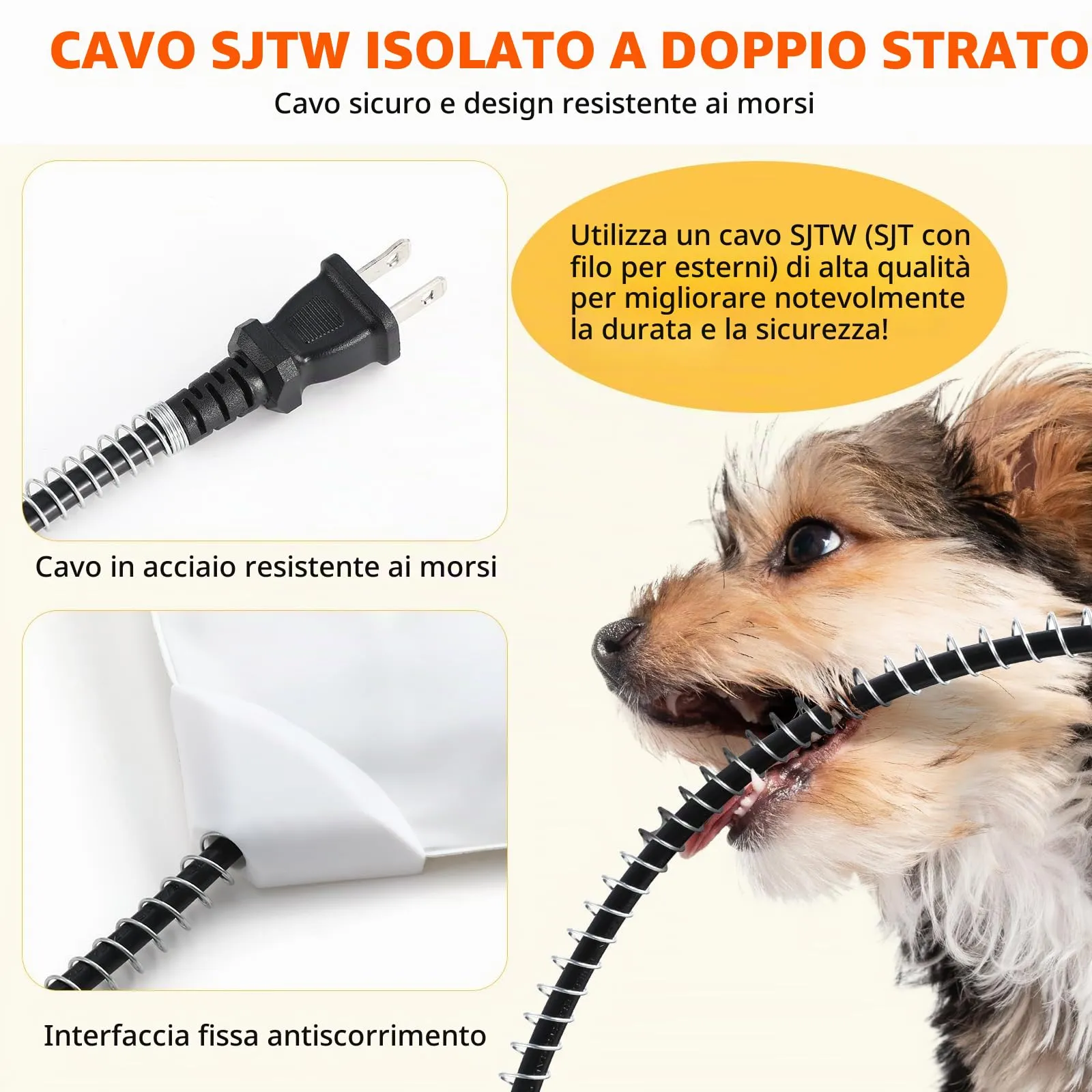Pecute Tappetino Riscaldante Esterno Addensato per Cani Gatti Addensato - immagine 3