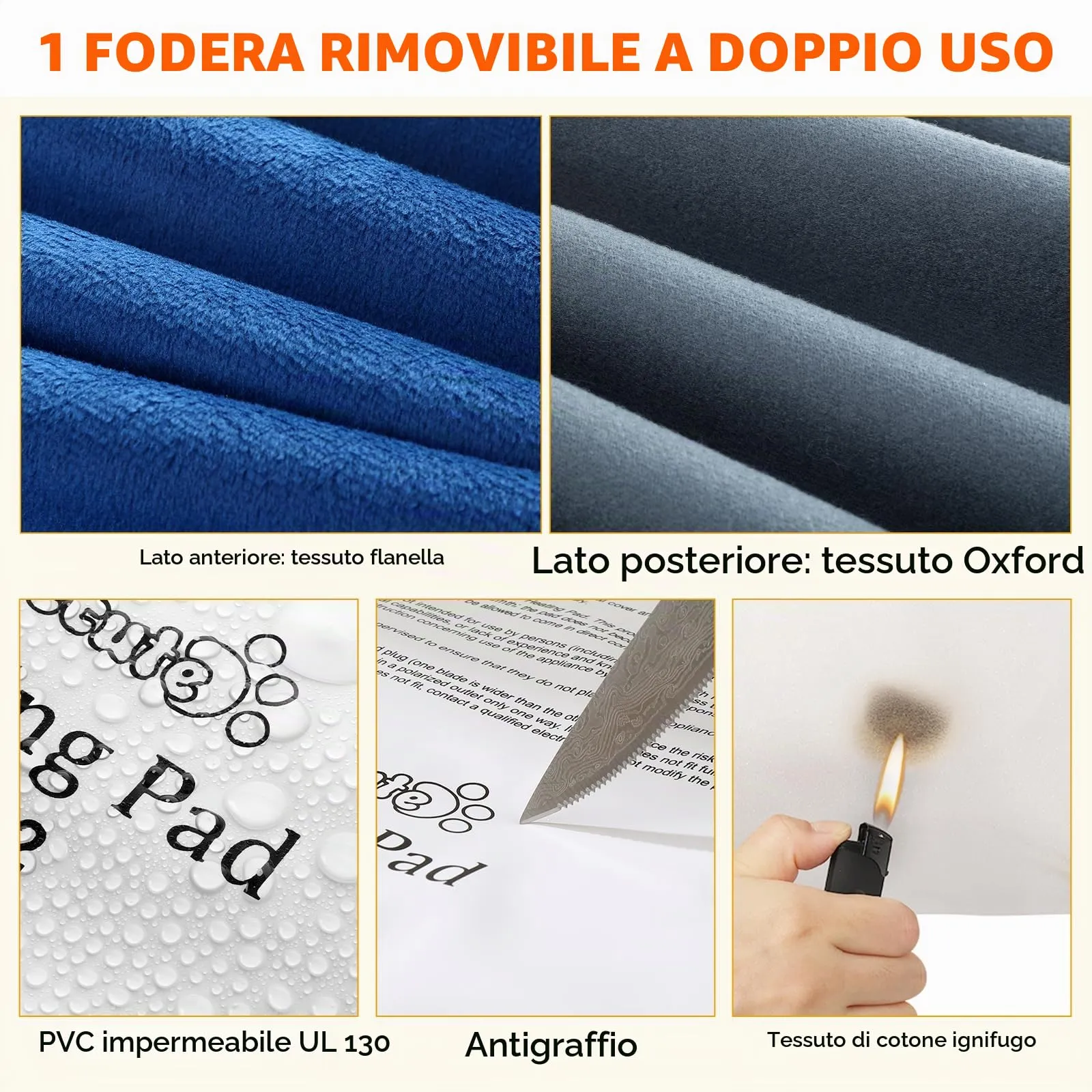 Pecute Tappetino Riscaldante Esterno Addensato per Cani Gatti Addensato - immagine 7