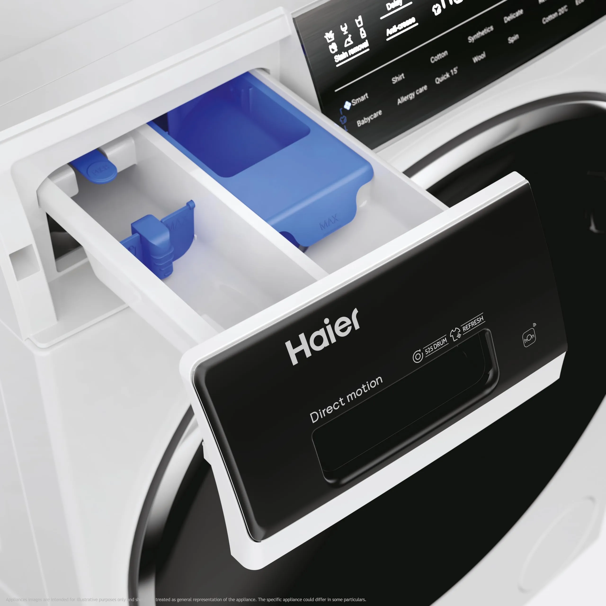 Haier I-Pro Serie 7 Plus, Lavatrice a carica frontale 8 KG, Libera Installazione, Classe A-25%, 1400 giri, Opzione Vapore, 14 programmi, App hOn, Smart Dosing, 85x60x44P cm, Bianca - HW80-B14979T - immagine 8