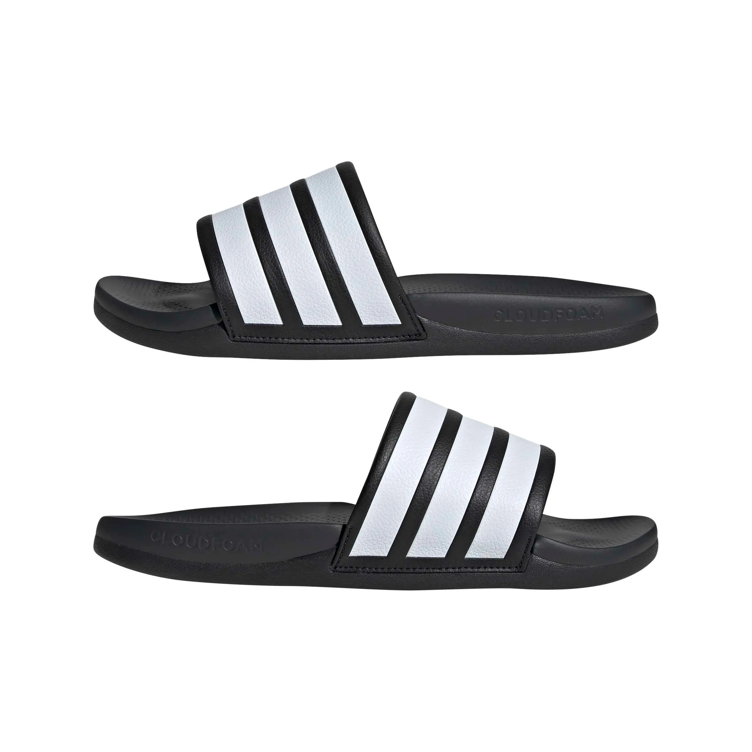 adidas Unisex - Adulto Adilette Comfort 2.0 Slides Sandal, Core Black/Ftwr White/Carbon, 39 EU - immagine 8