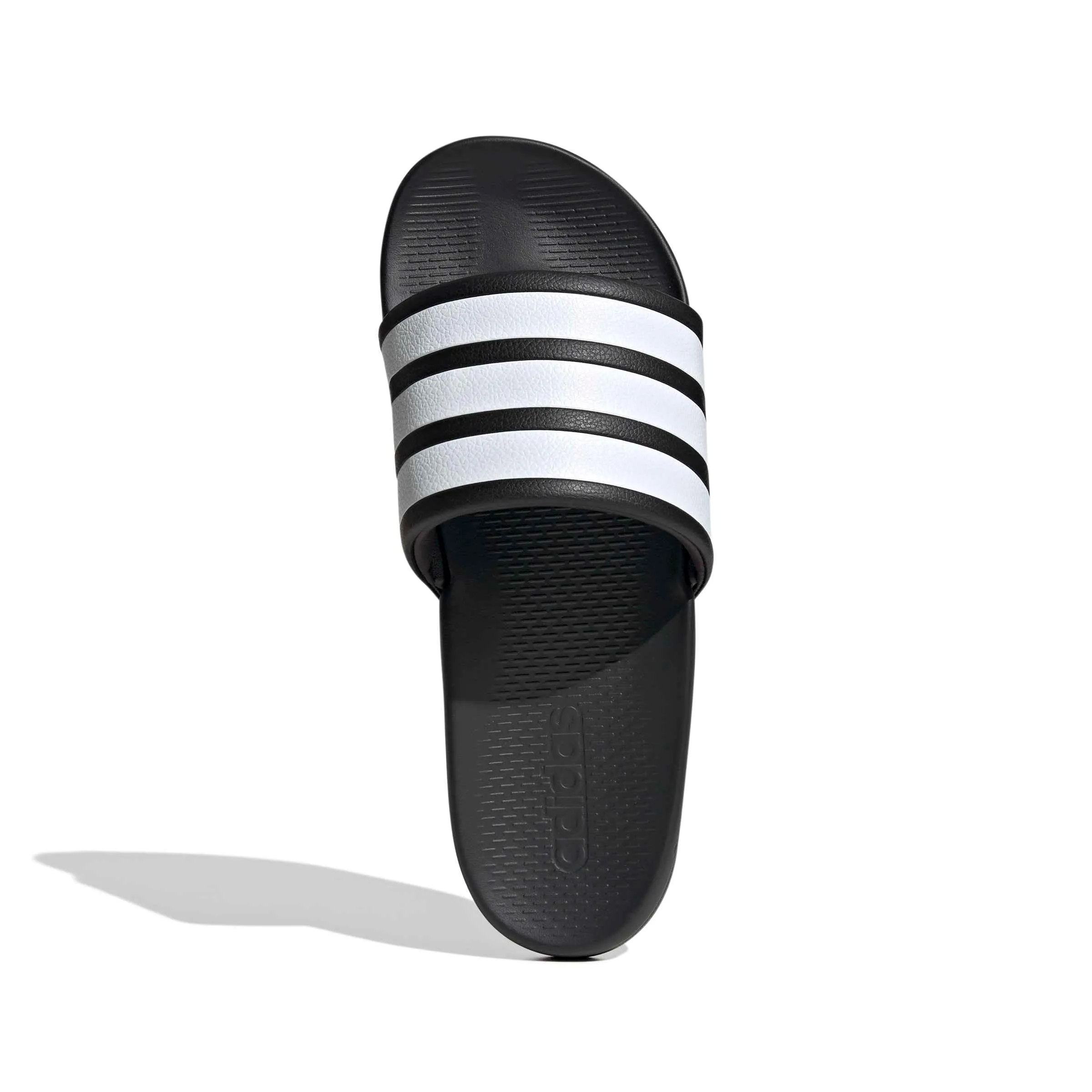 adidas Unisex - Adulto Adilette Comfort 2.0 Slides Sandal, Core Black/Ftwr White/Carbon, 40.5 EU - immagine 2