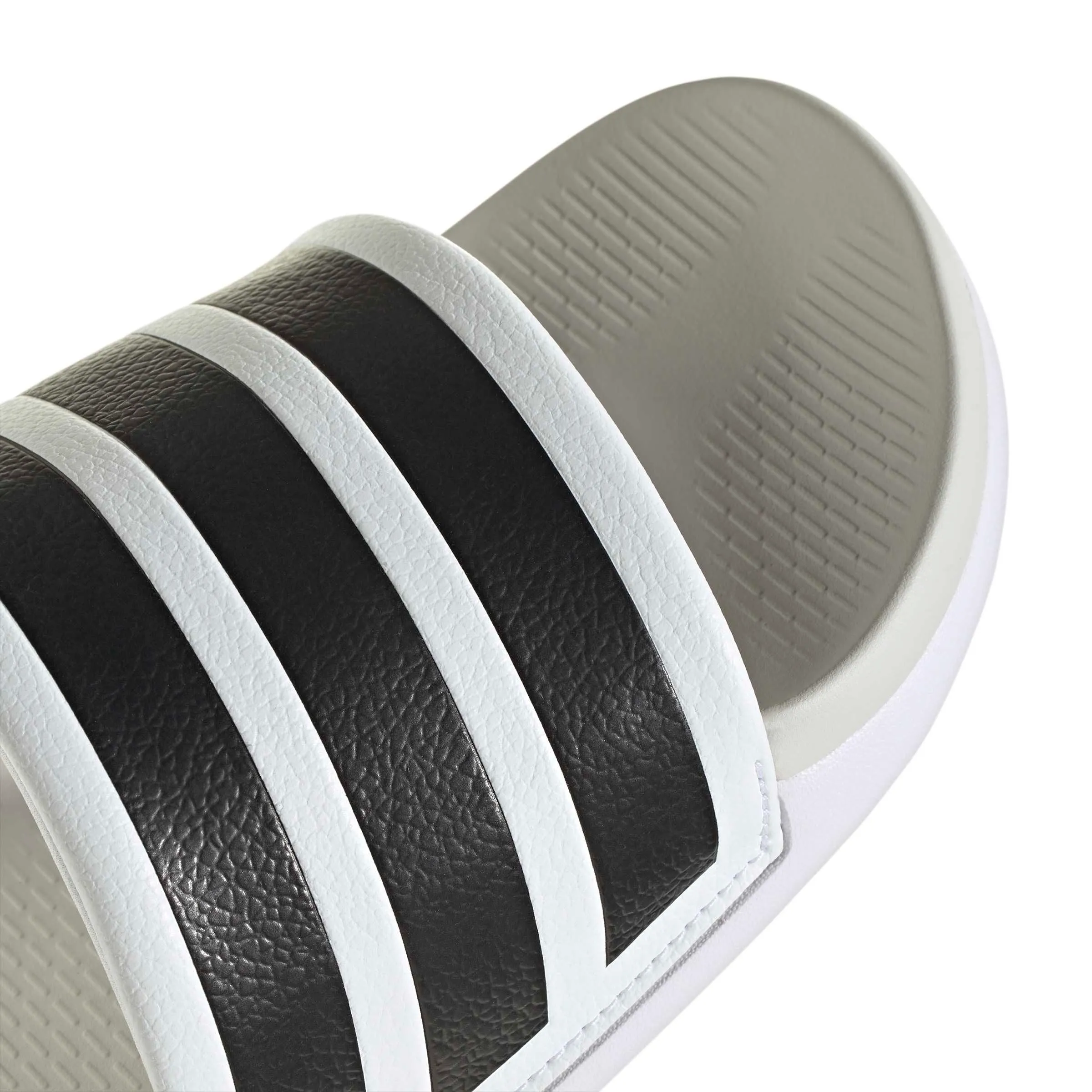 adidas Unisex - Adulto Adilette Comfort 2.0 Slides Sandal, Ftwr White/Core Black/Crystal White, 46 EU - immagine 7