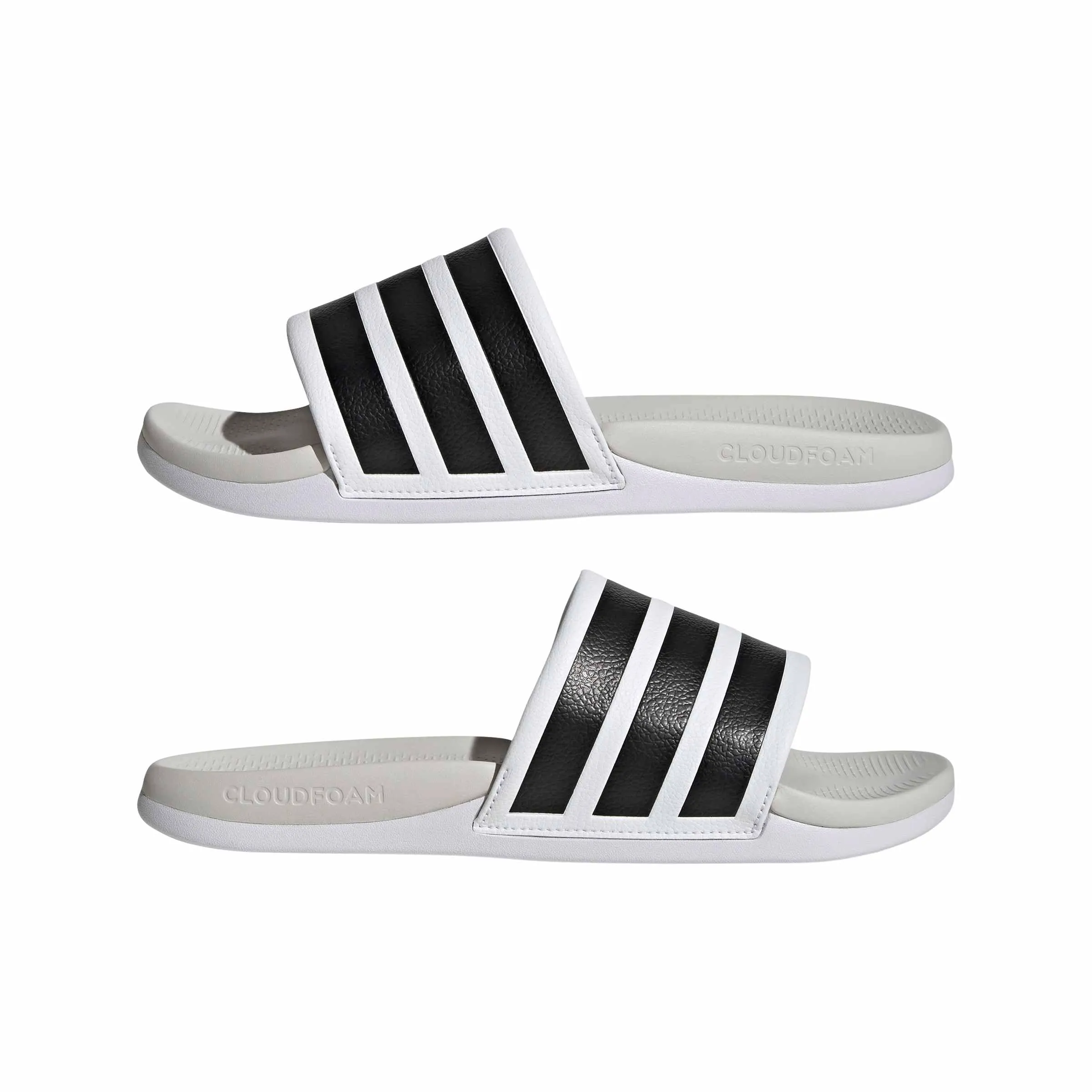 adidas Unisex - Adulto Adilette Comfort 2.0 Slides Sandal, Ftwr White/Core Black/Crystal White, 46 EU - immagine 8
