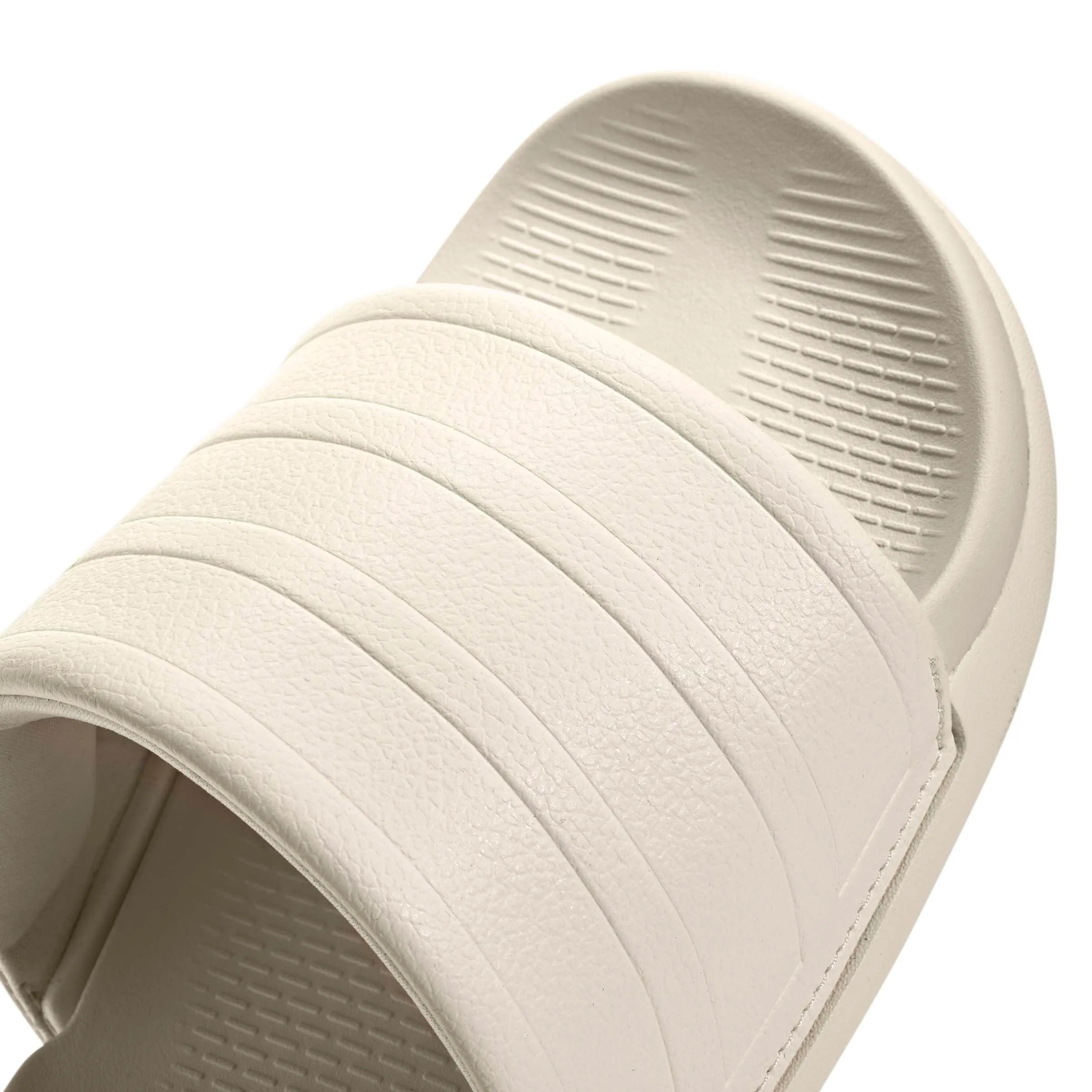 adidas Unisex - Adulto Adilette Comfort 2.0 Slides Sandal, Off White/Chalk White/Chalk White, 43 EU - immagine 2