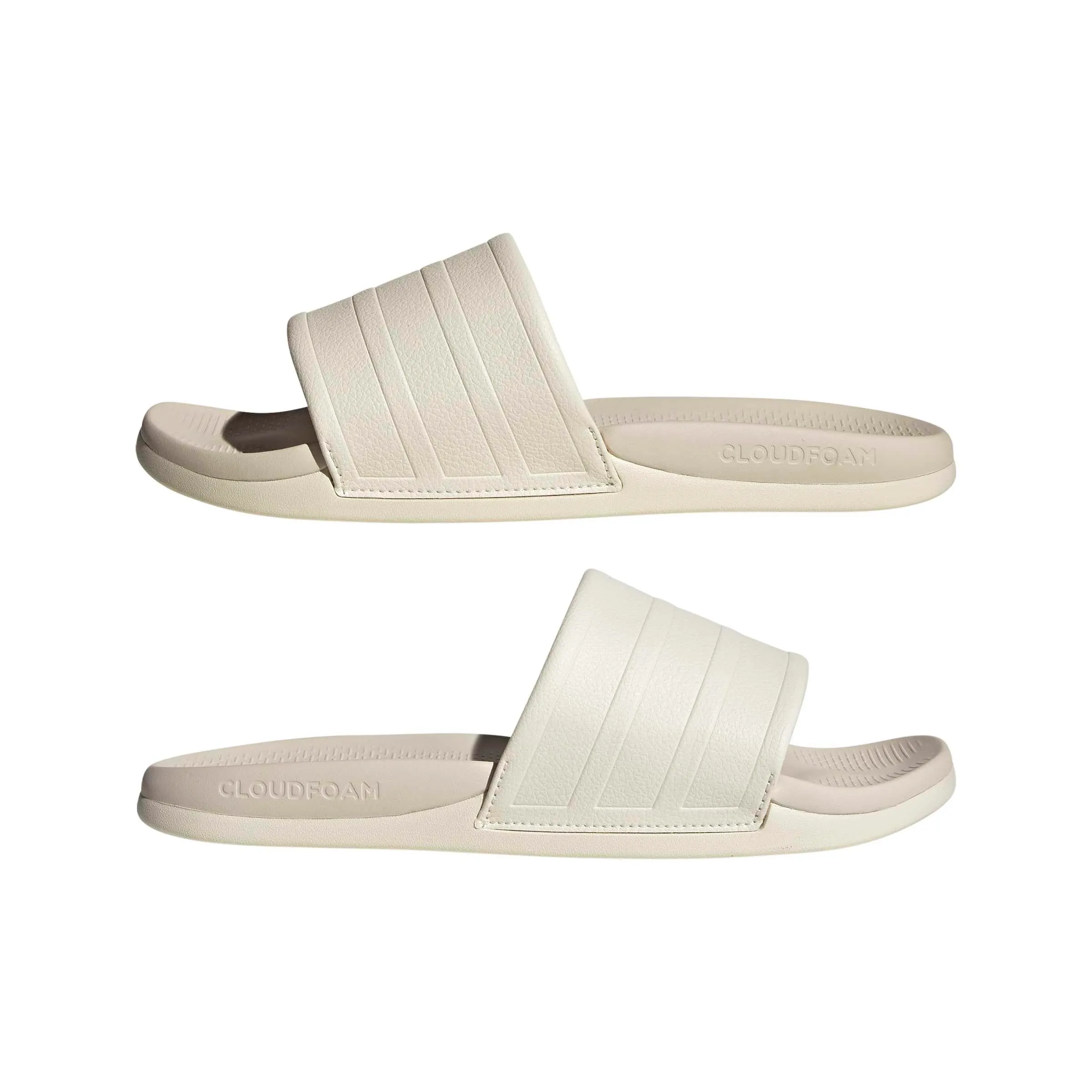 adidas Unisex - Adulto Adilette Comfort 2.0 Slides Sandal, Off White/Chalk White/Chalk White, 43 EU - immagine 8