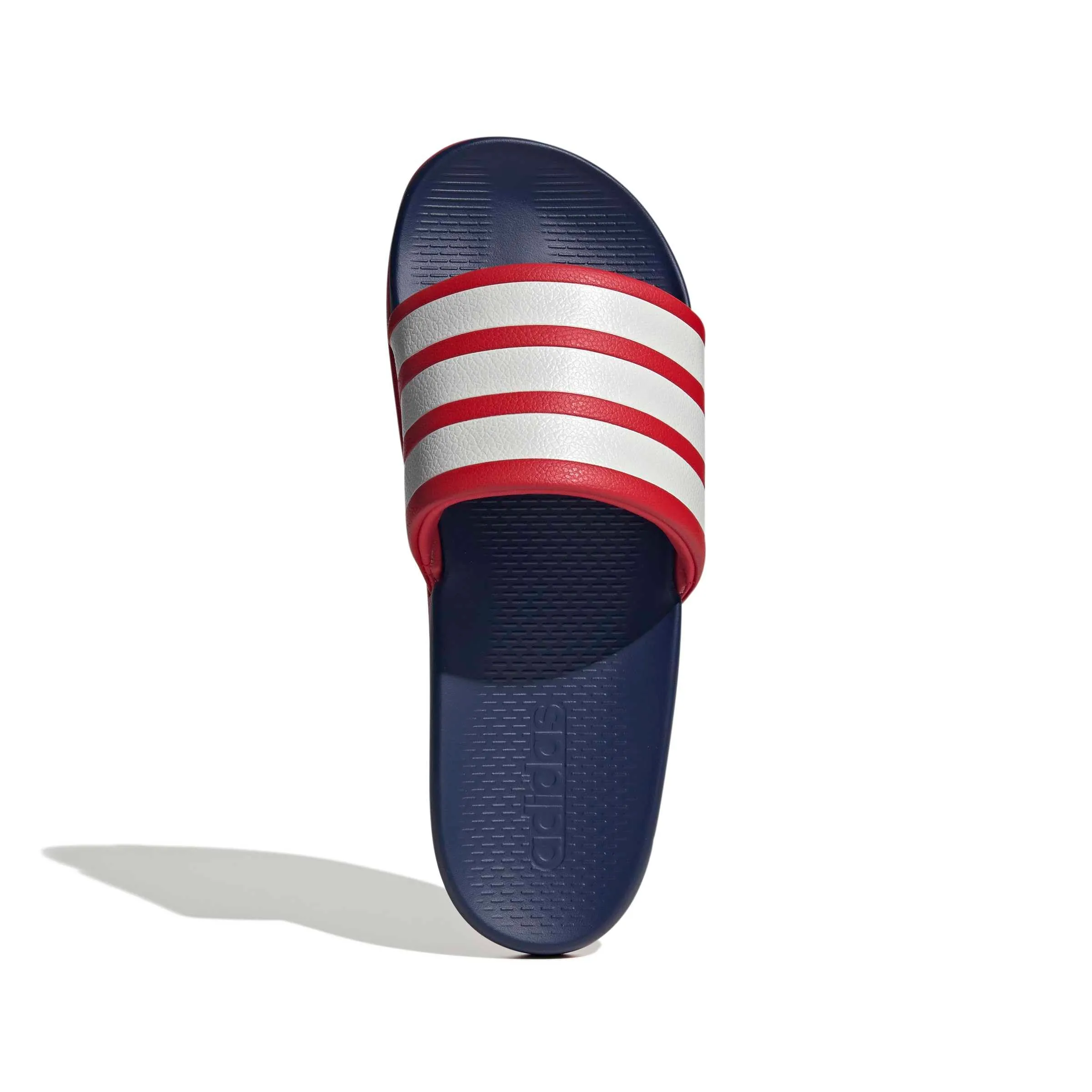 adidas Unisex - Adulto Adilette Comfort 2.0 Slides Sandal, Better Scarlet/Crystal White/Dark Blue, 37 EU - immagine 2