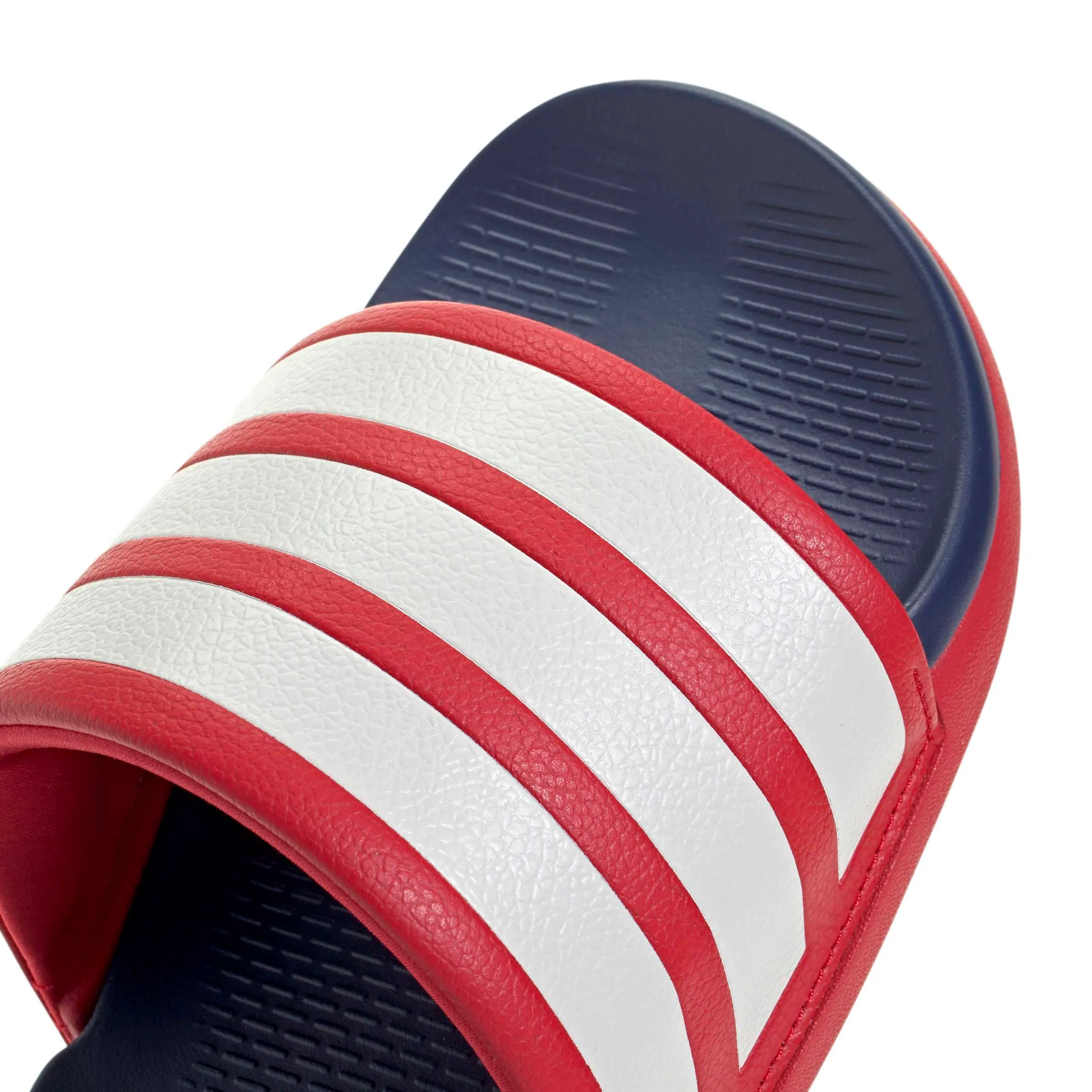 adidas Unisex - Adulto Adilette Comfort 2.0 Slides Sandal, Better Scarlet/Crystal White/Dark Blue, 37 EU - immagine 6