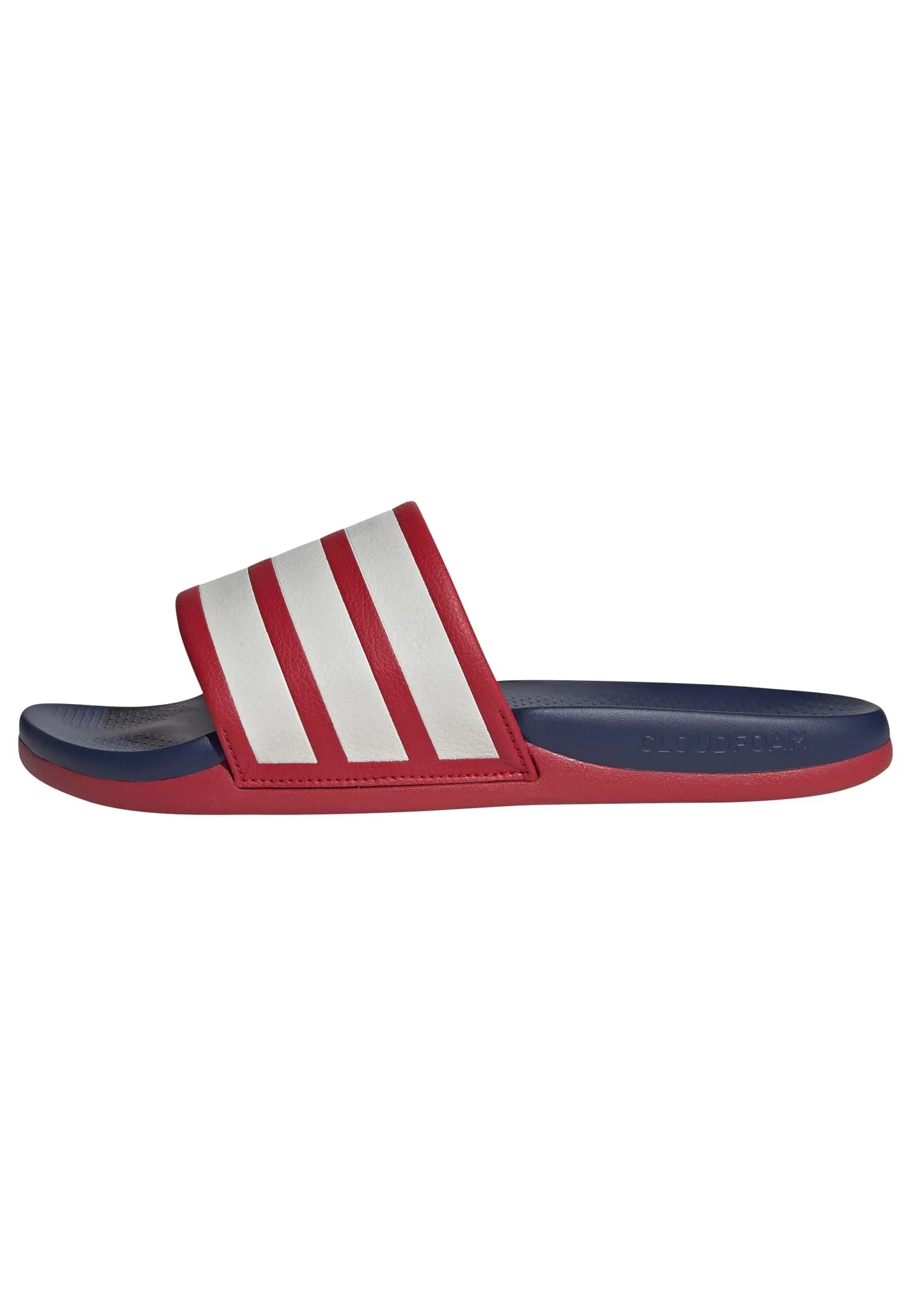 adidas Unisex - Adulto Adilette Comfort 2.0 Slides Sandal, Better Scarlet/Crystal White/Dark Blue, 47 EU - immagine 1