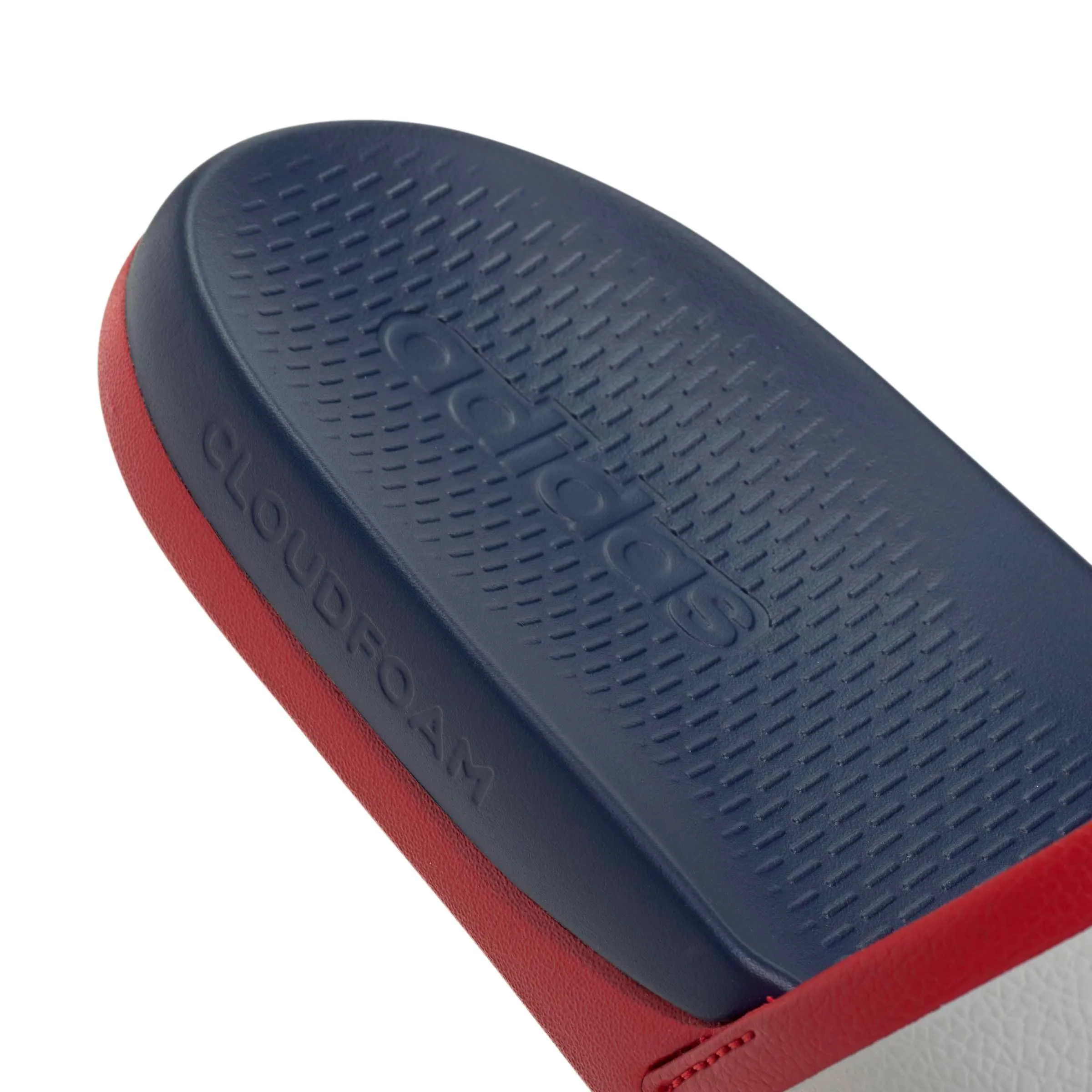 adidas Unisex - Adulto Adilette Comfort 2.0 Slides Sandal, Better Scarlet/Crystal White/Dark Blue, 47 EU - immagine 7