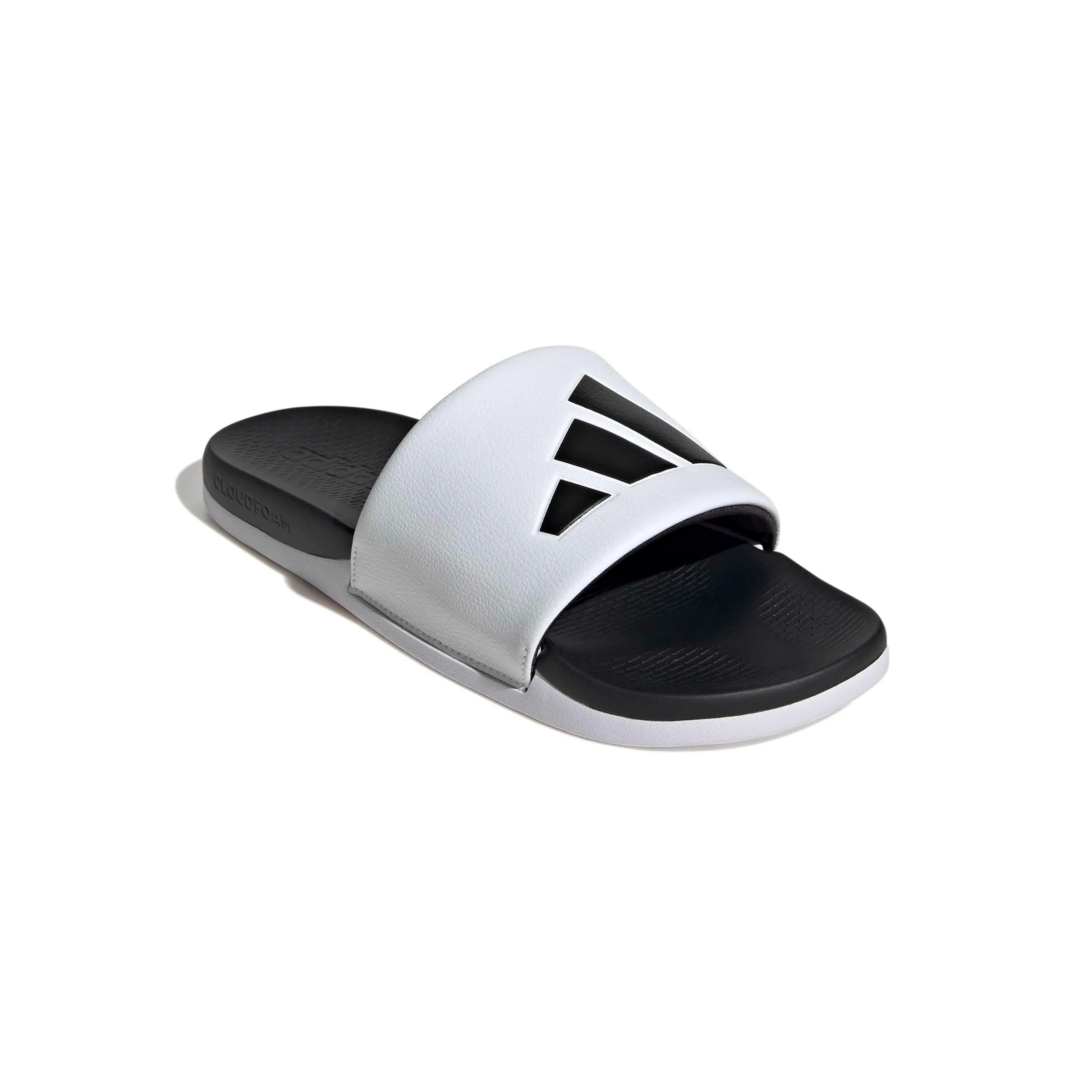 adidas Unisex - Adulto Adilette Comfort 2.0 Slides Sandal, ftwr white/core black/core black, 38 EU - immagine 5