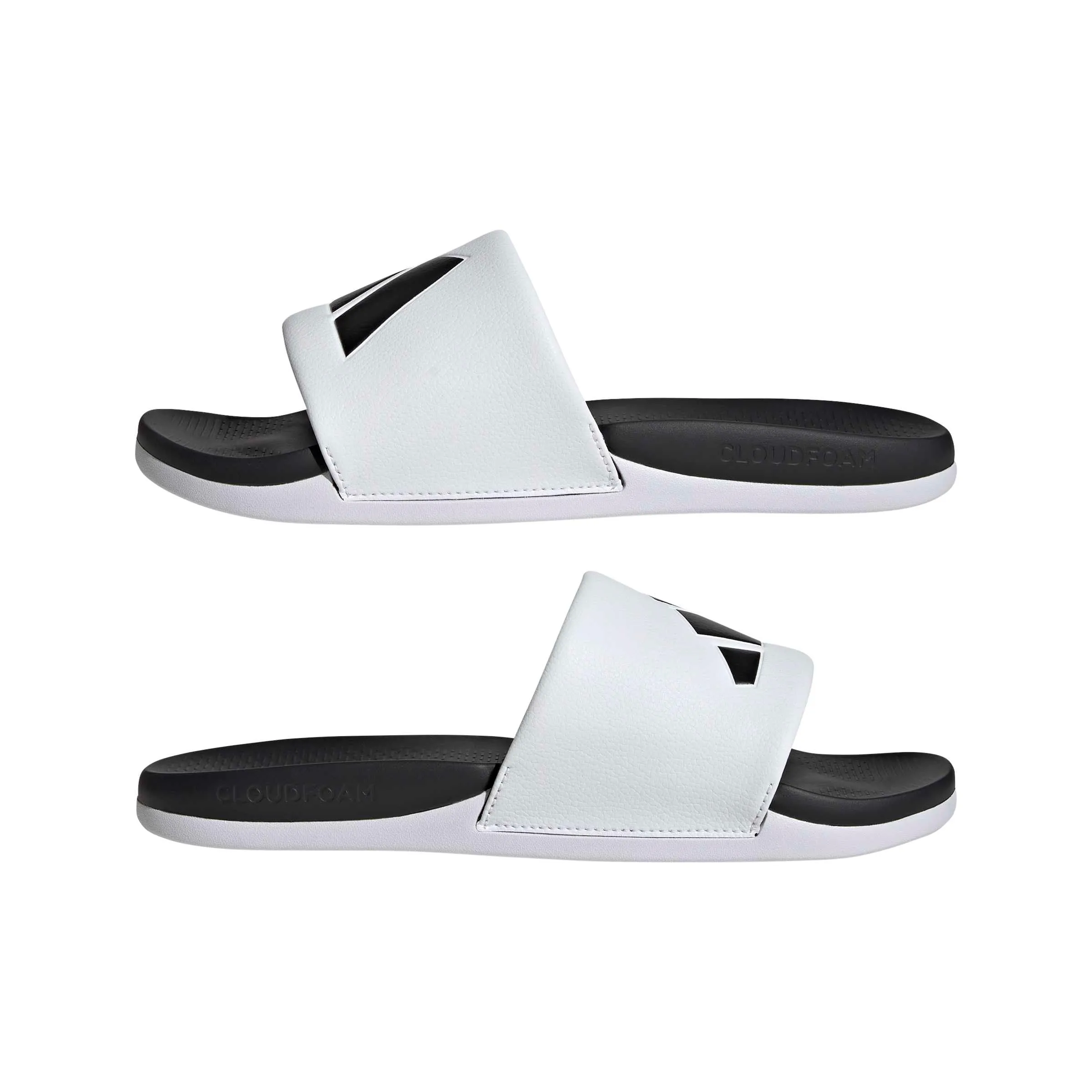 adidas Unisex - Adulto Adilette Comfort 2.0 Slides Sandal, ftwr white/core black/core black, 38 EU - immagine 9
