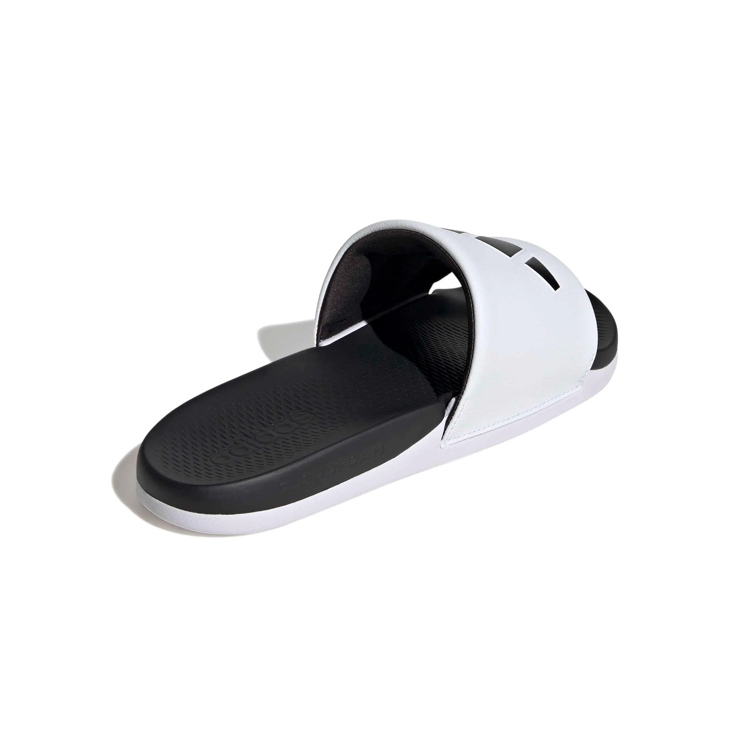 adidas Unisex - Adulto Adilette Comfort 2.0 Slides Sandal, ftwr white/core black/core black, 39 EU - immagine 6