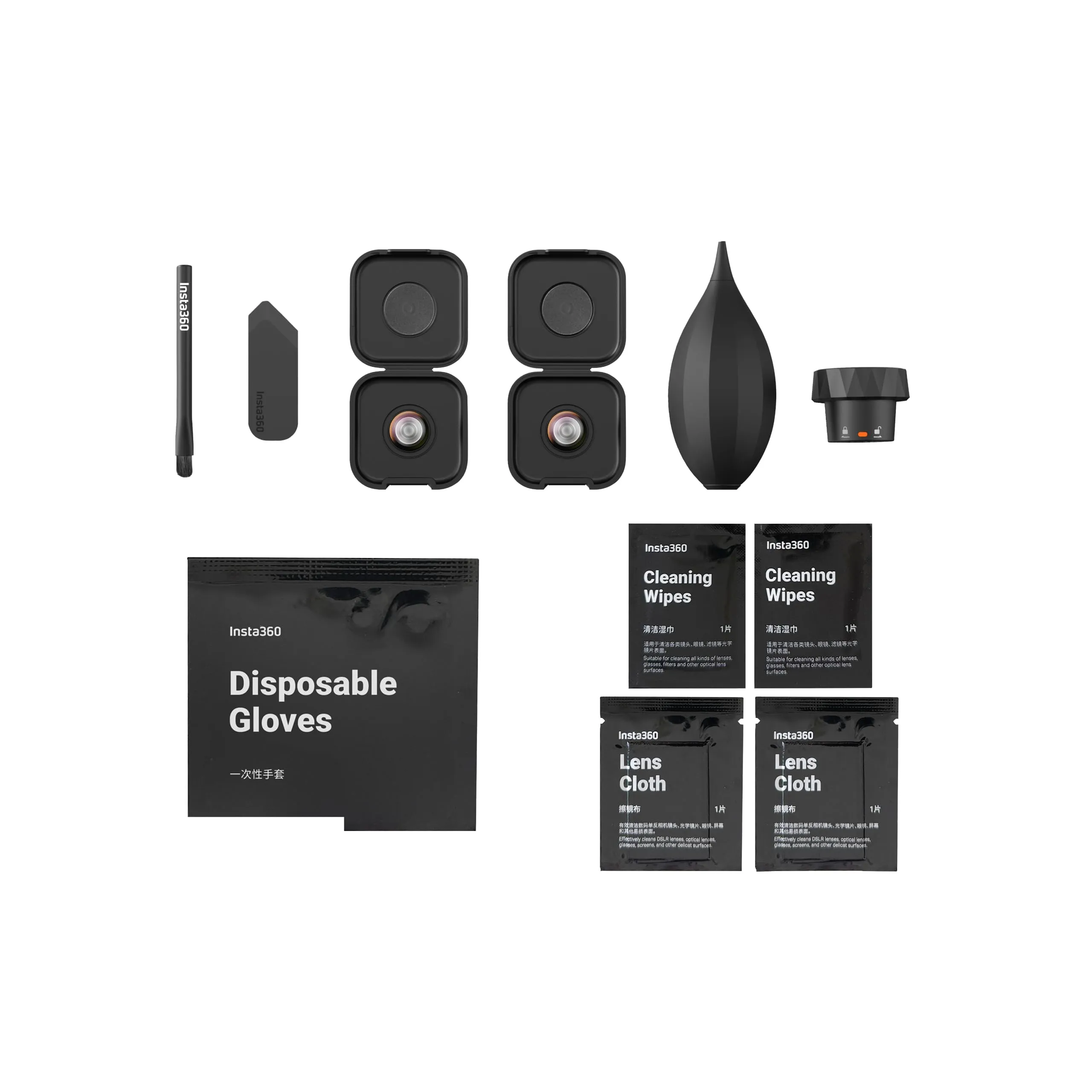 Kit sostituzione lenti per Insta360 X4 Air(doppie lenti) - immagine 1