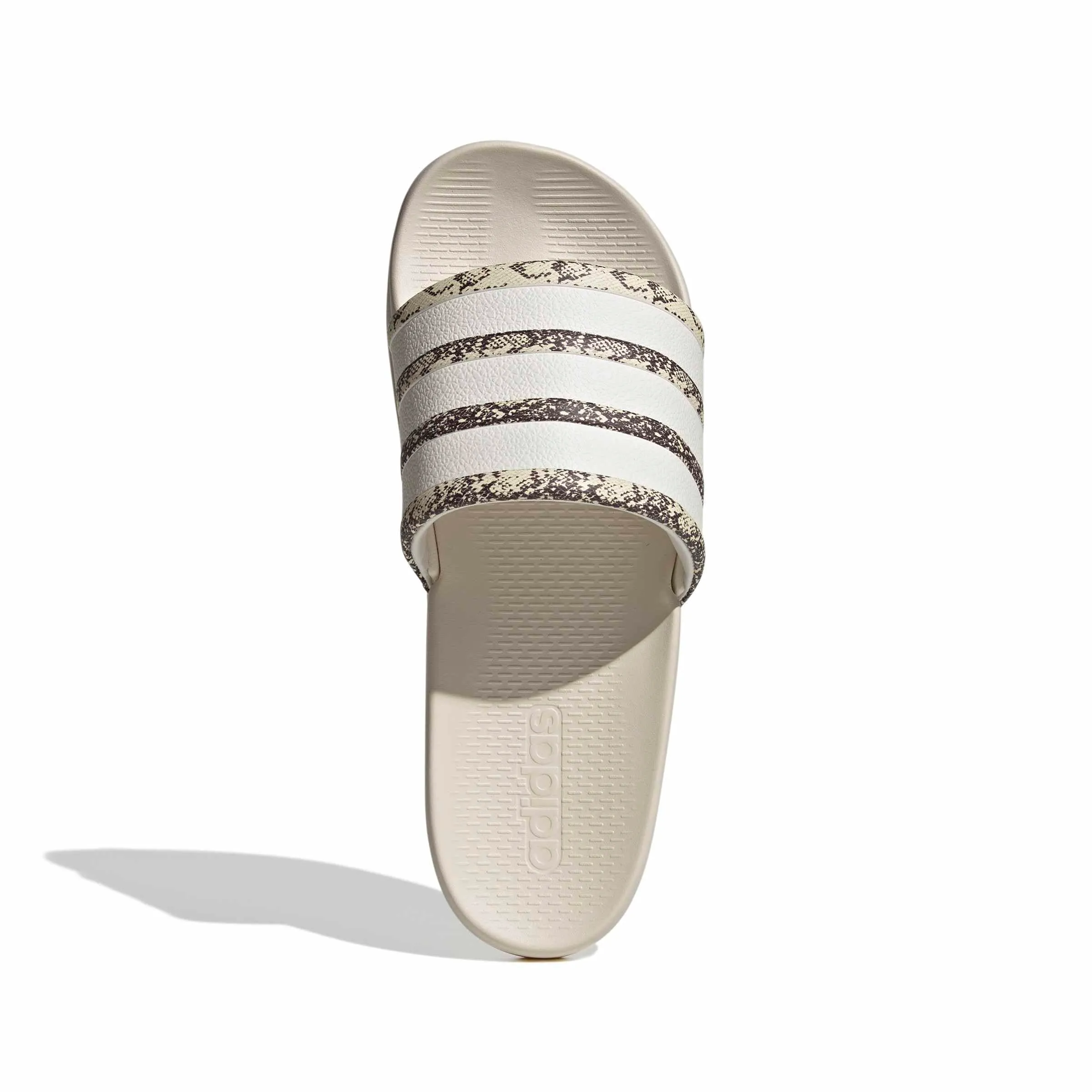 adidas Unisex - Adulto Adilette Comfort 2.0 Slides Sandal, chalk white/chalk white/chalk white, 43 EU - immagine 3