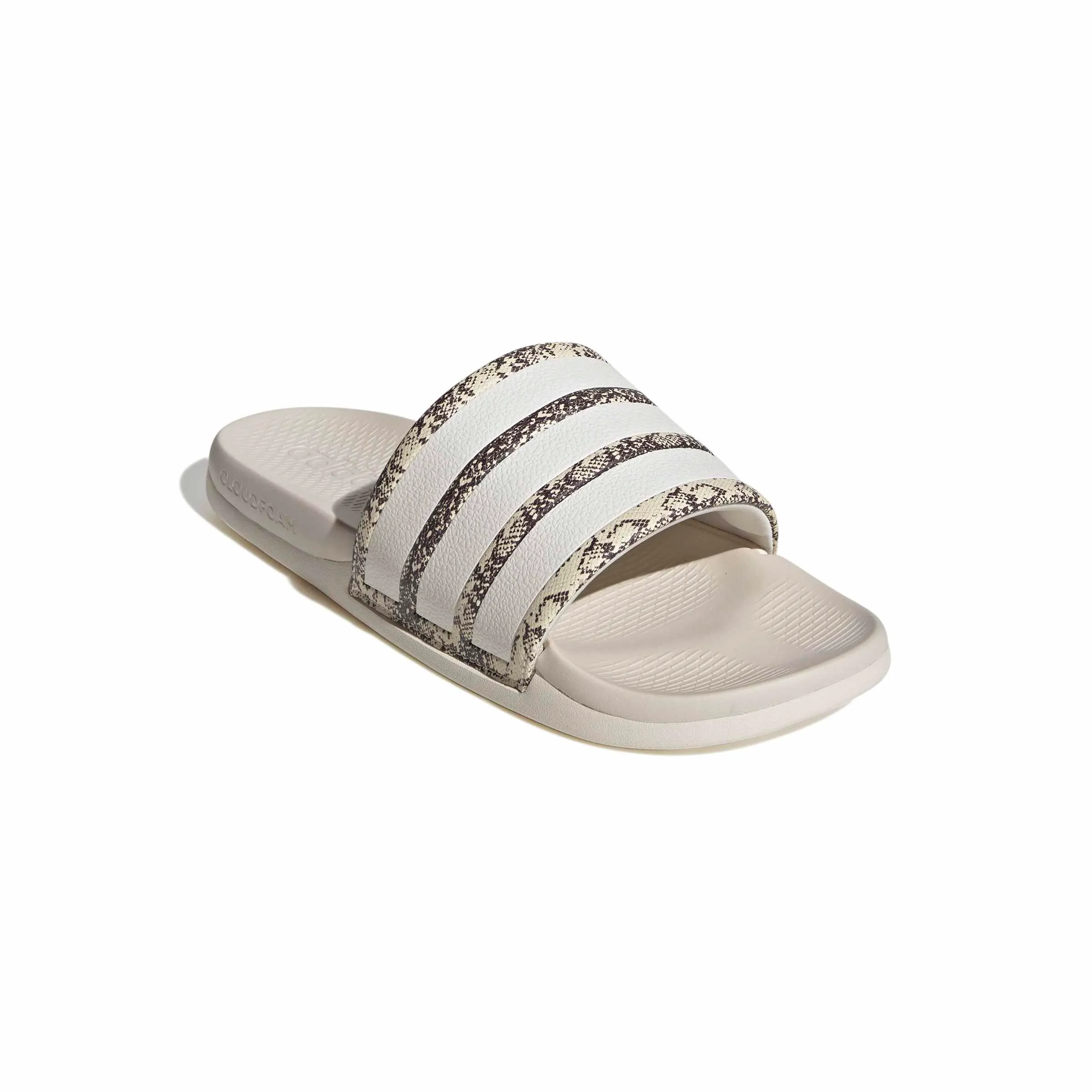 adidas Unisex - Adulto Adilette Comfort 2.0 Slides Sandal, chalk white/chalk white/chalk white, 43 EU - immagine 5