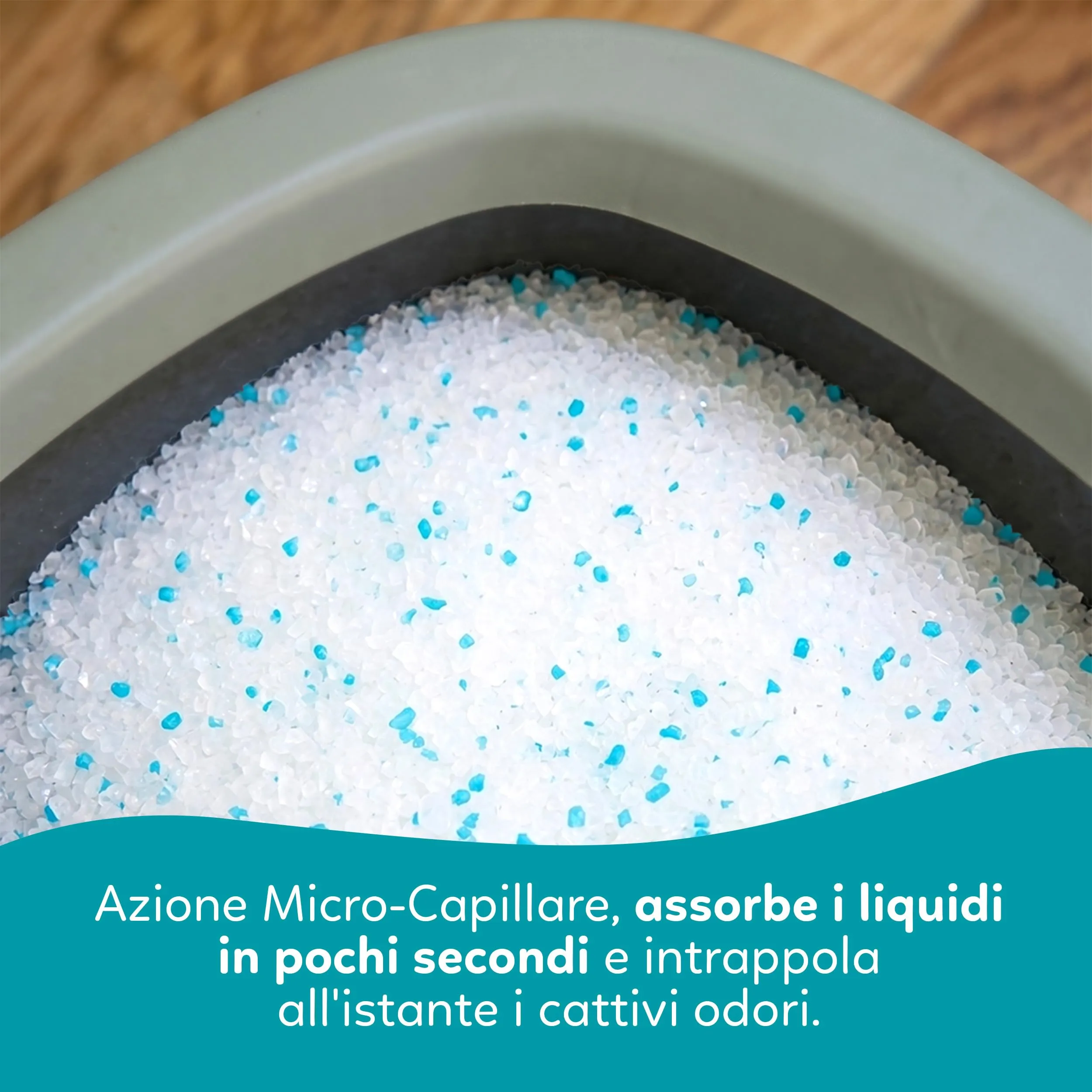 AQPET Catty Lettiera per Gatti al Silicio 30 L (6x5 L), Profumo Talco - immagine 6