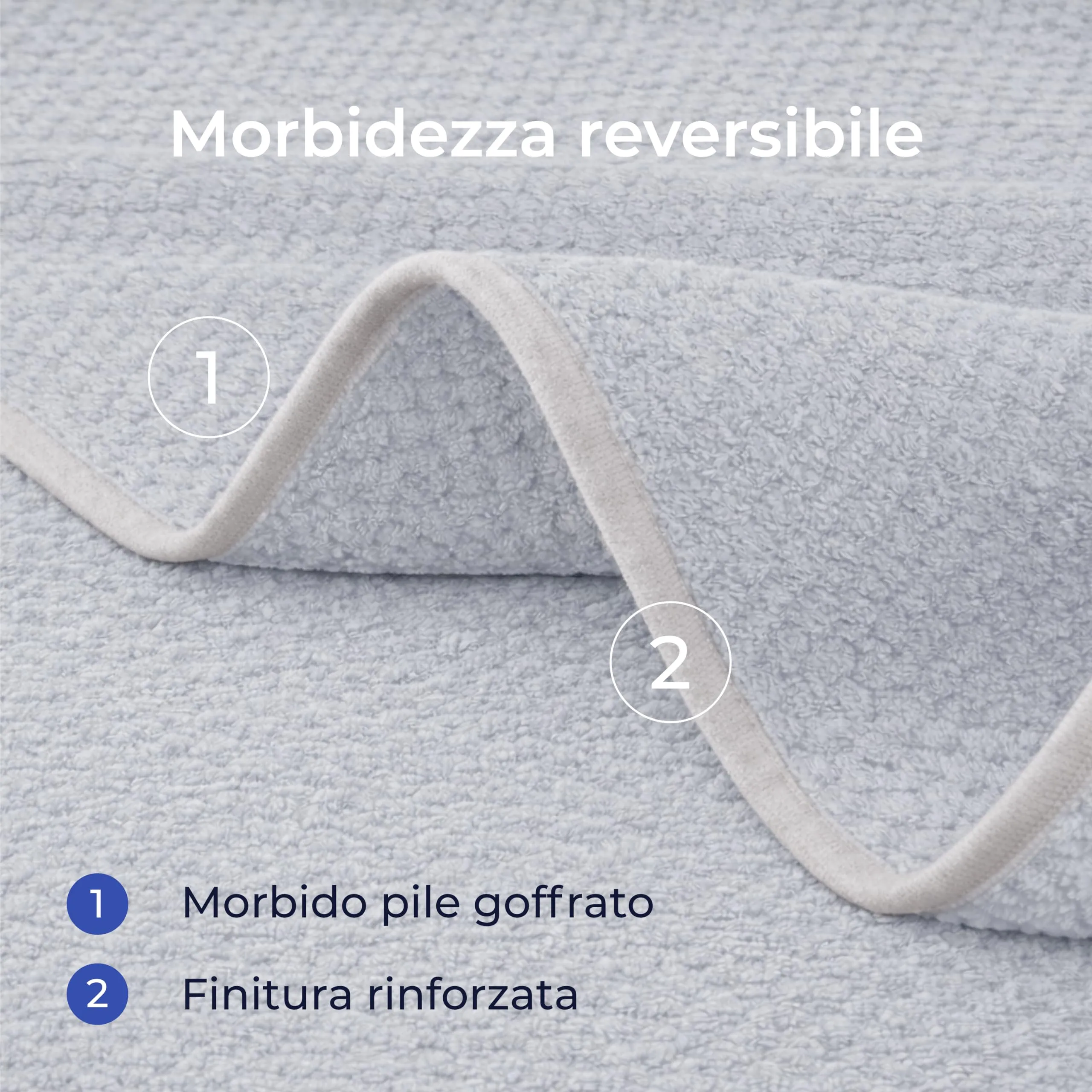 Dreamzie Coperta Impermeabile per Cani 100x120cm - Copridivano Impermeabile per Animali - Reversibile e Lavabile in Lavatrice in Pile Sherpa per Letto o Divano - Grigio chiaro - immagine 3