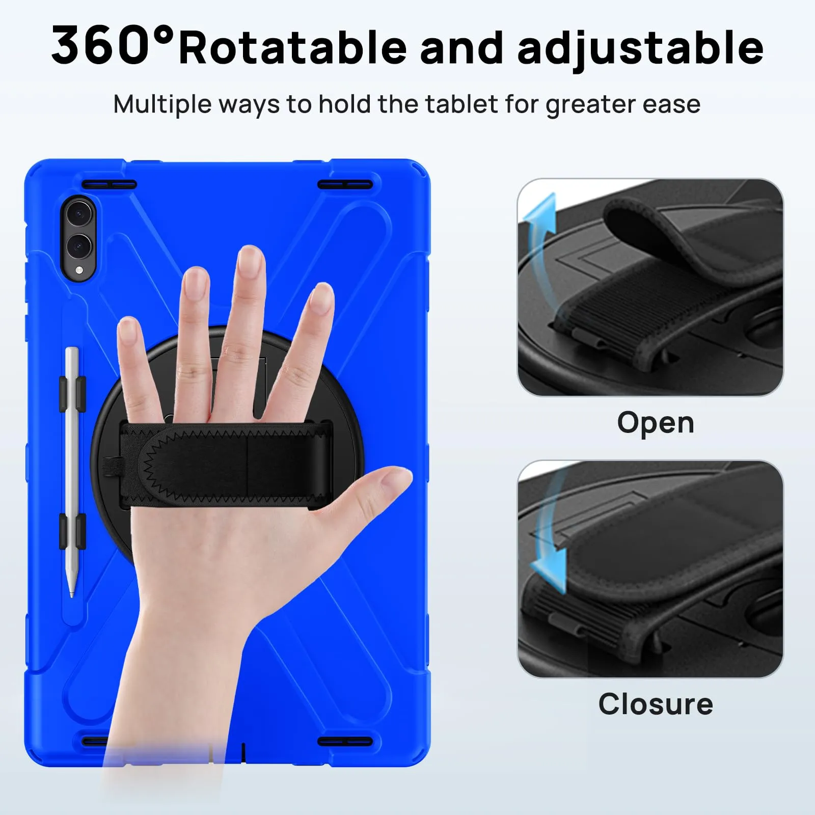 Gerutek Cover per Samsung Galaxy Tab S12 Ultra/ S11 Ultra 14.6'', Blu - immagine 6