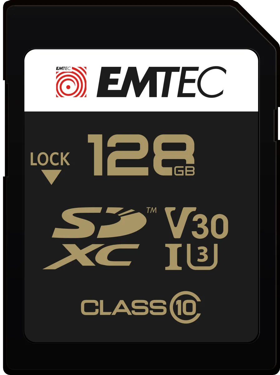 Scheda di Memoria SDXC Emtec SpeedIn Pro, 128Gb, Classe 10 / UHS-1 U3 ECMSD128GXC10SP - immagine 1