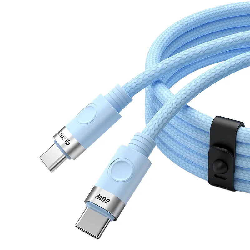 Cavo Dati e Ricarica USB-C - USB-C Orico CDX, 60W, 1m, Blu - immagine 1