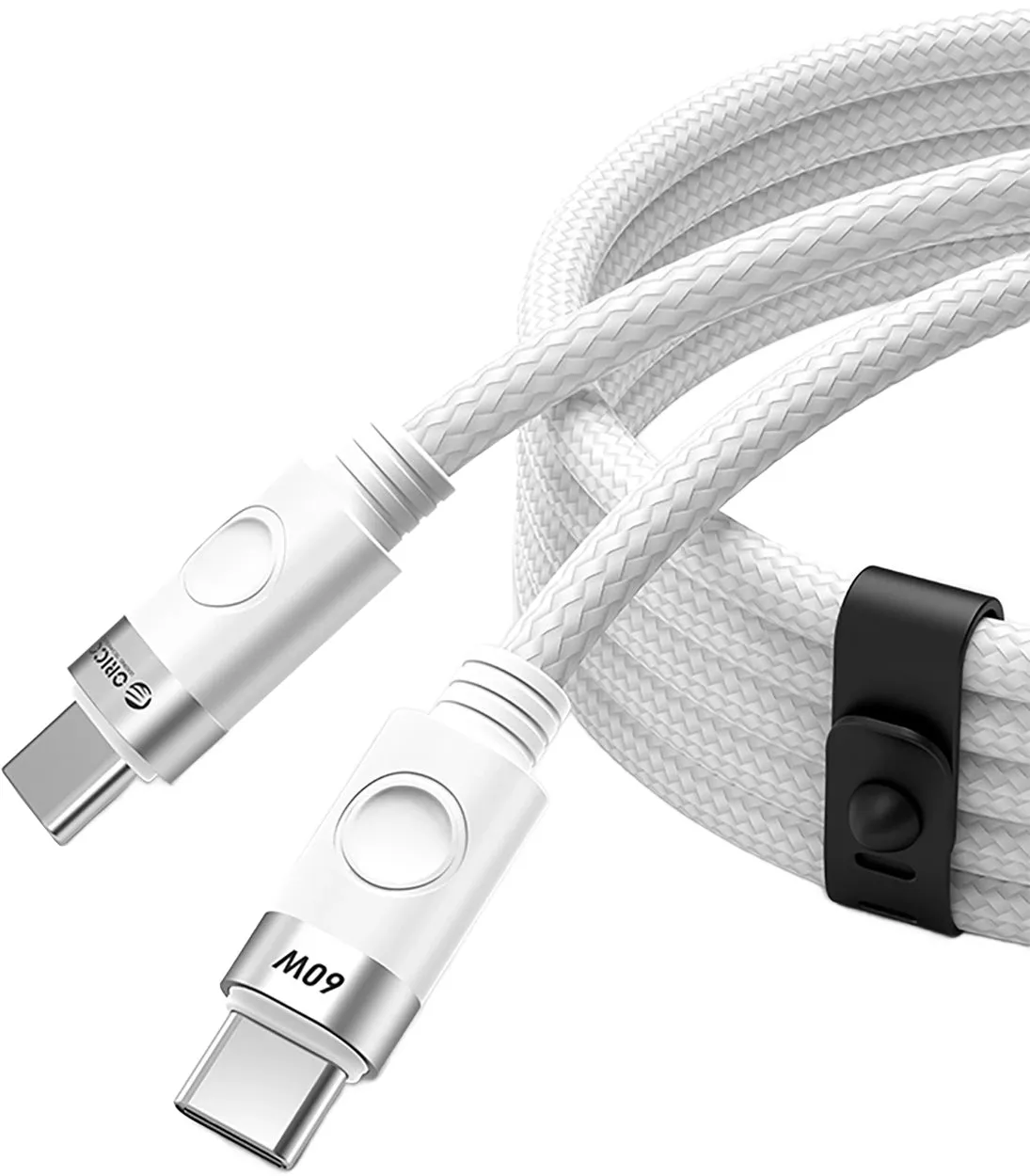 Cavo Dati e Ricarica USB-C - USB-C Orico CDX, 60W, 1m, Bianco - immagine 1