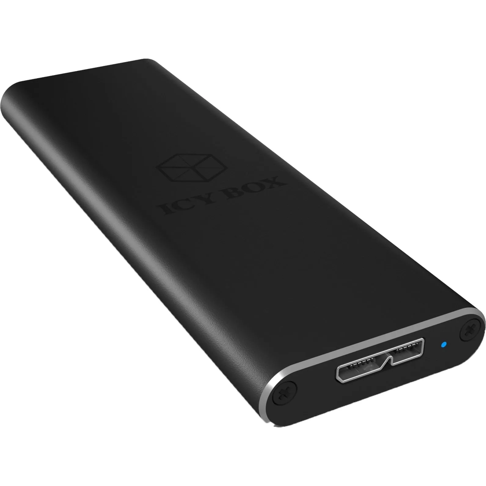 IB-183M2 Box esterno SSD Nero M.2, Disk enclosure - immagine 1