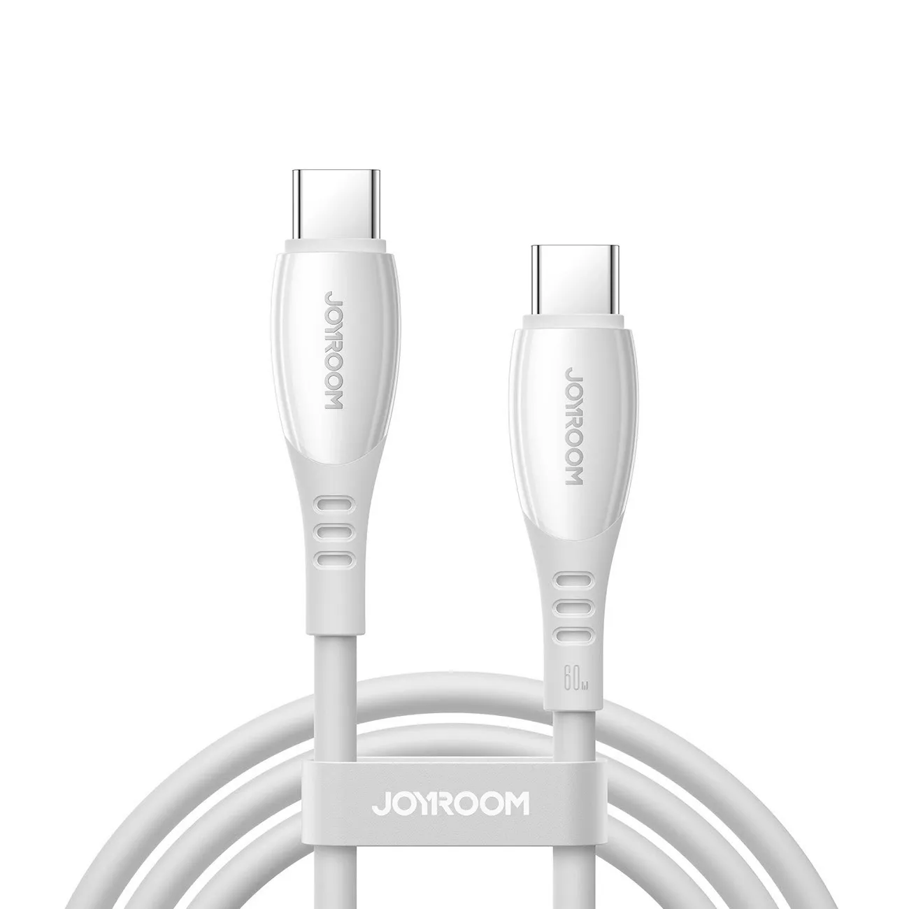 Cavo Dati e Ricarica USB-C - USB-C Joyroom S-A59 Vibrant, 60W, 1.2m, Bianco - immagine 1